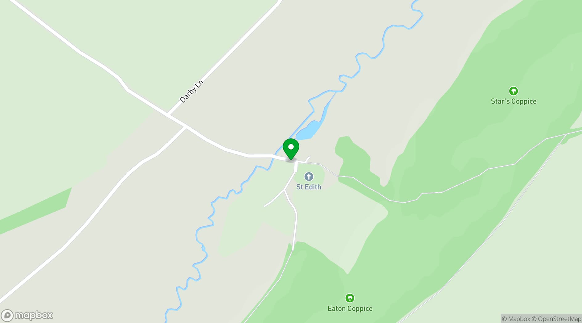 Map showing Eaton Manor Country Estate