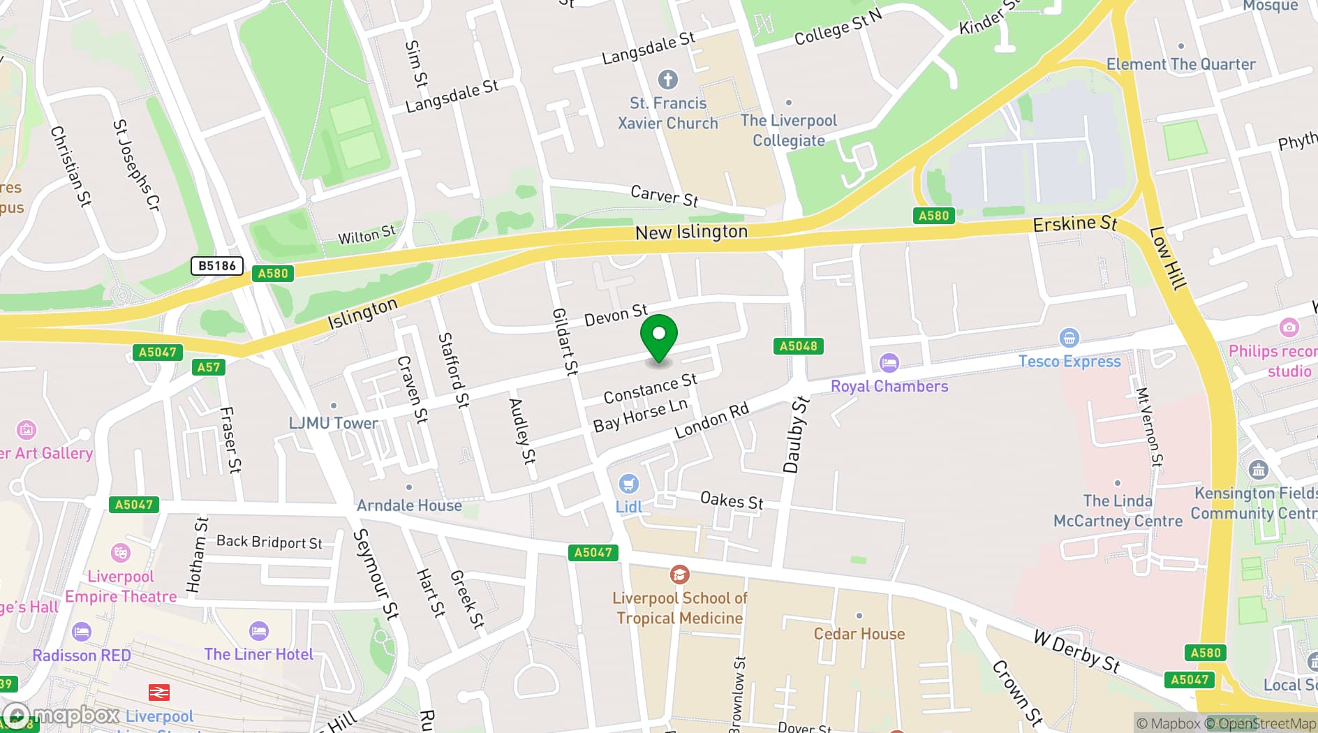Map showing Scale 
