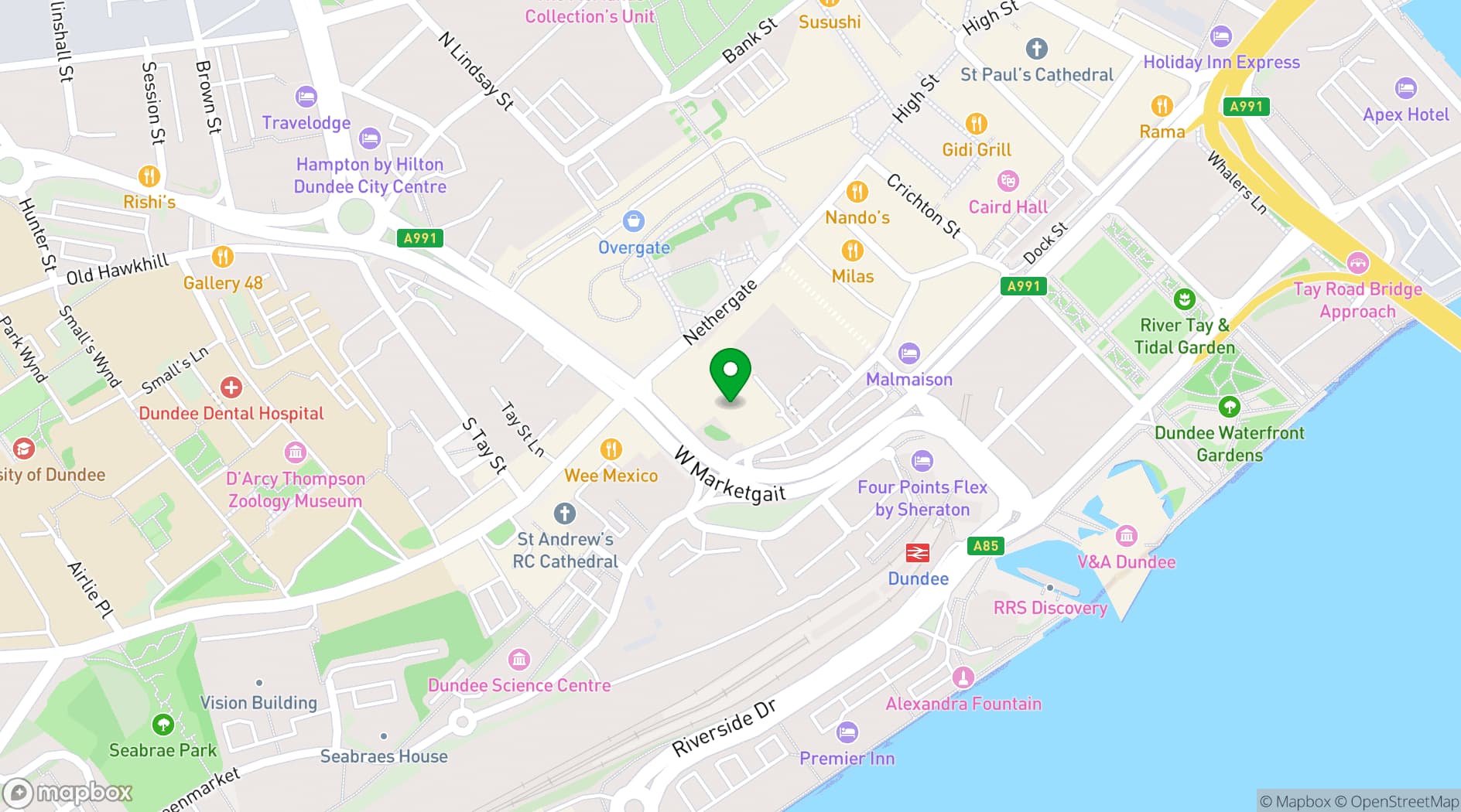 Map showing LIVEHOUSE