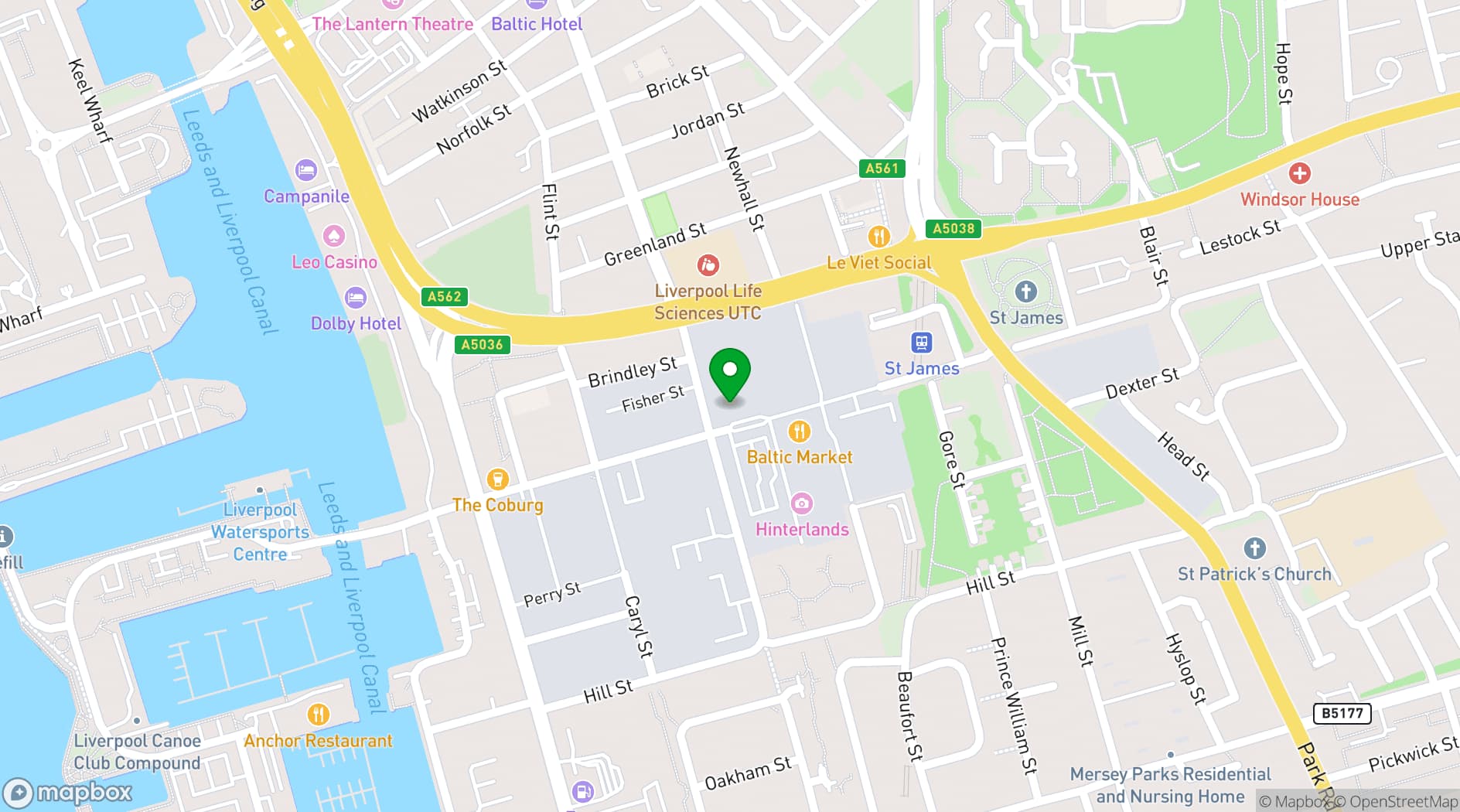 Map showing Lu Ban Bar and Restaurant