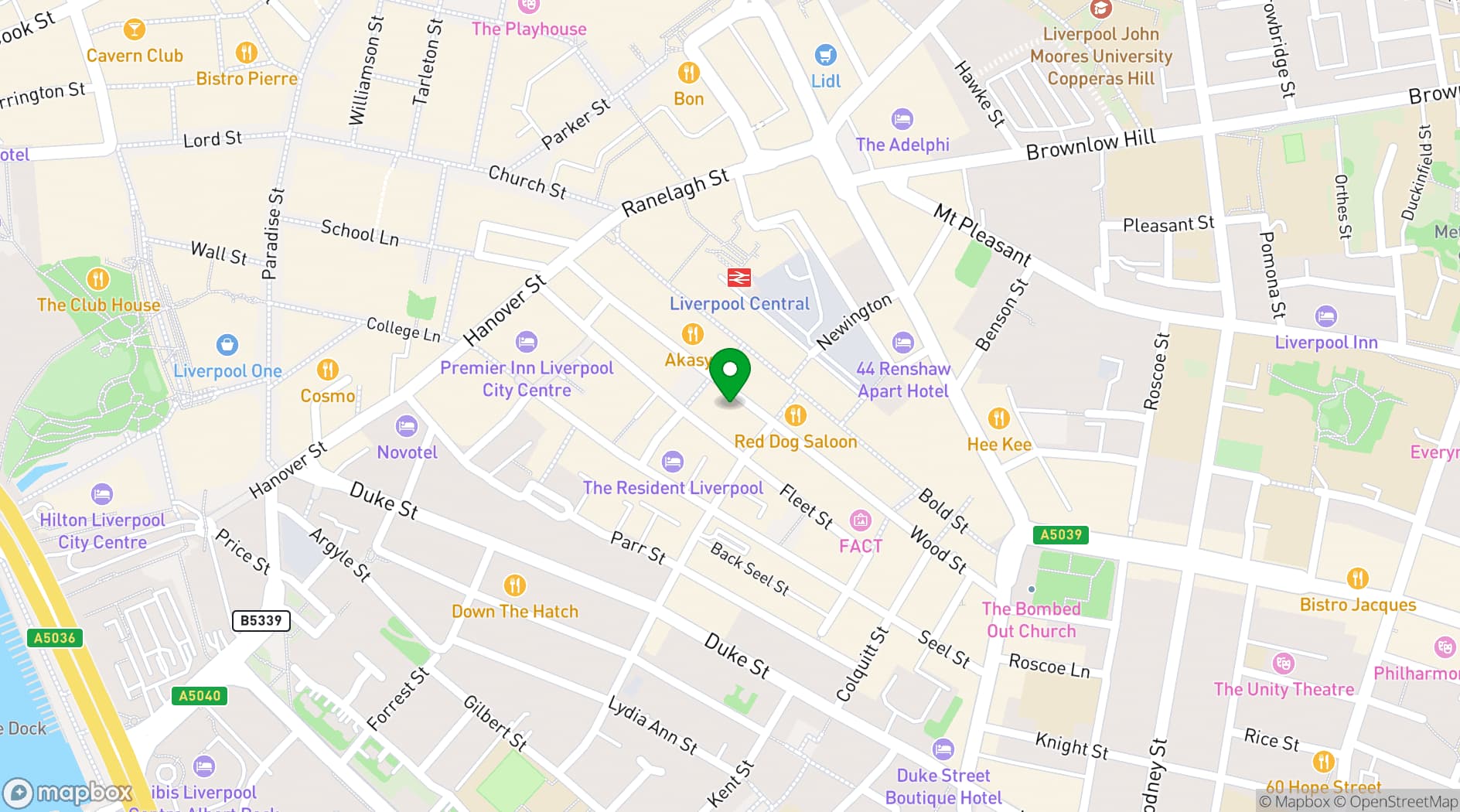 Map showing Sotto