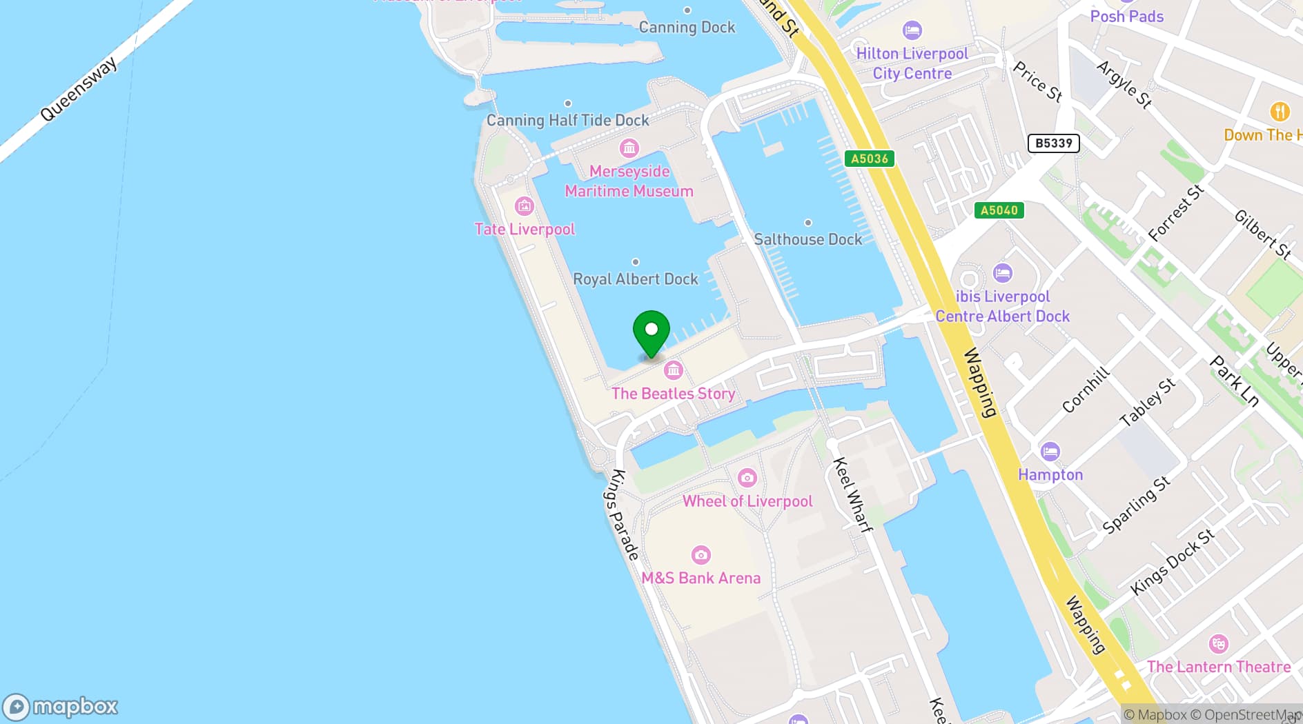 Map showing PANAM