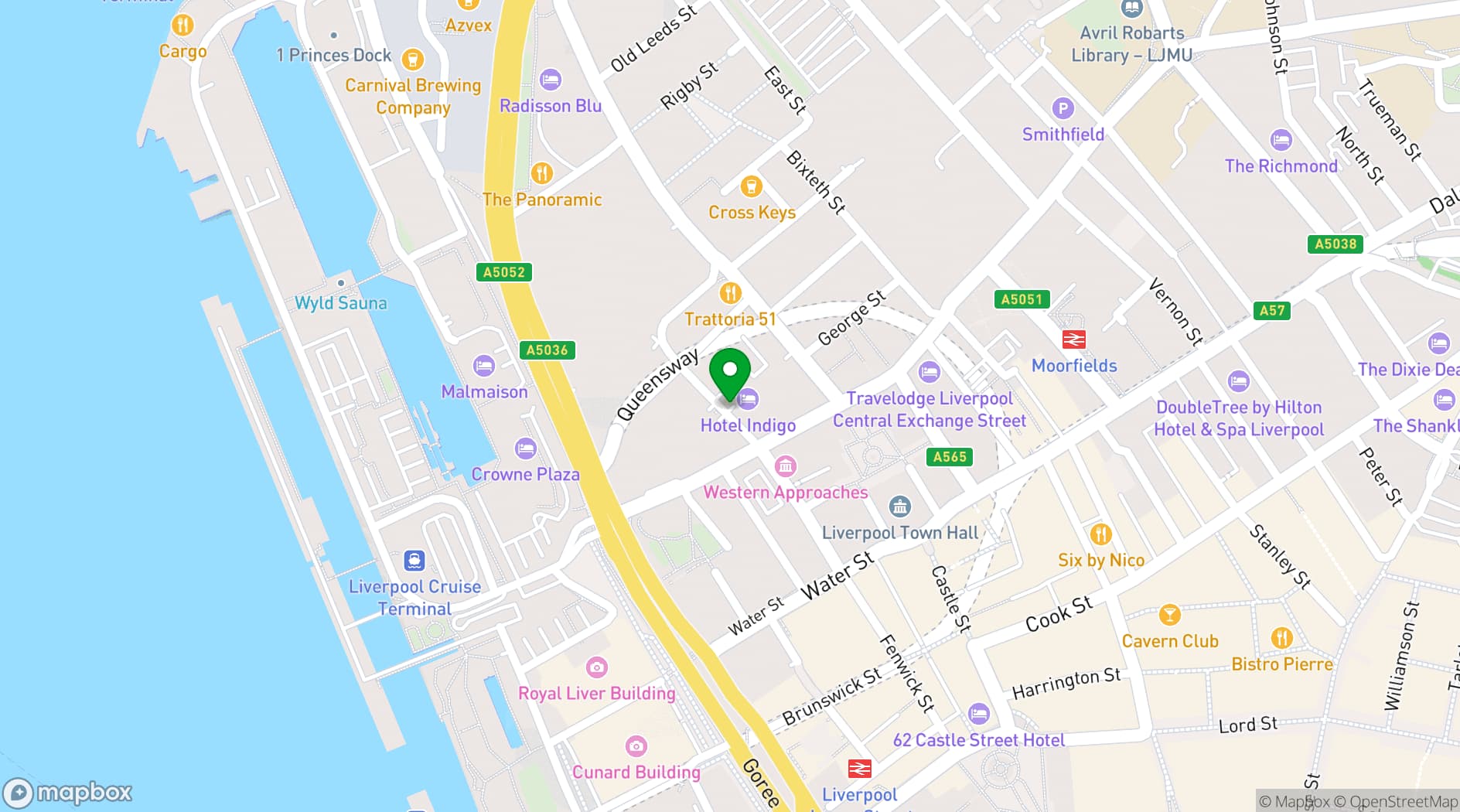 Map showing 20 Chapel Street