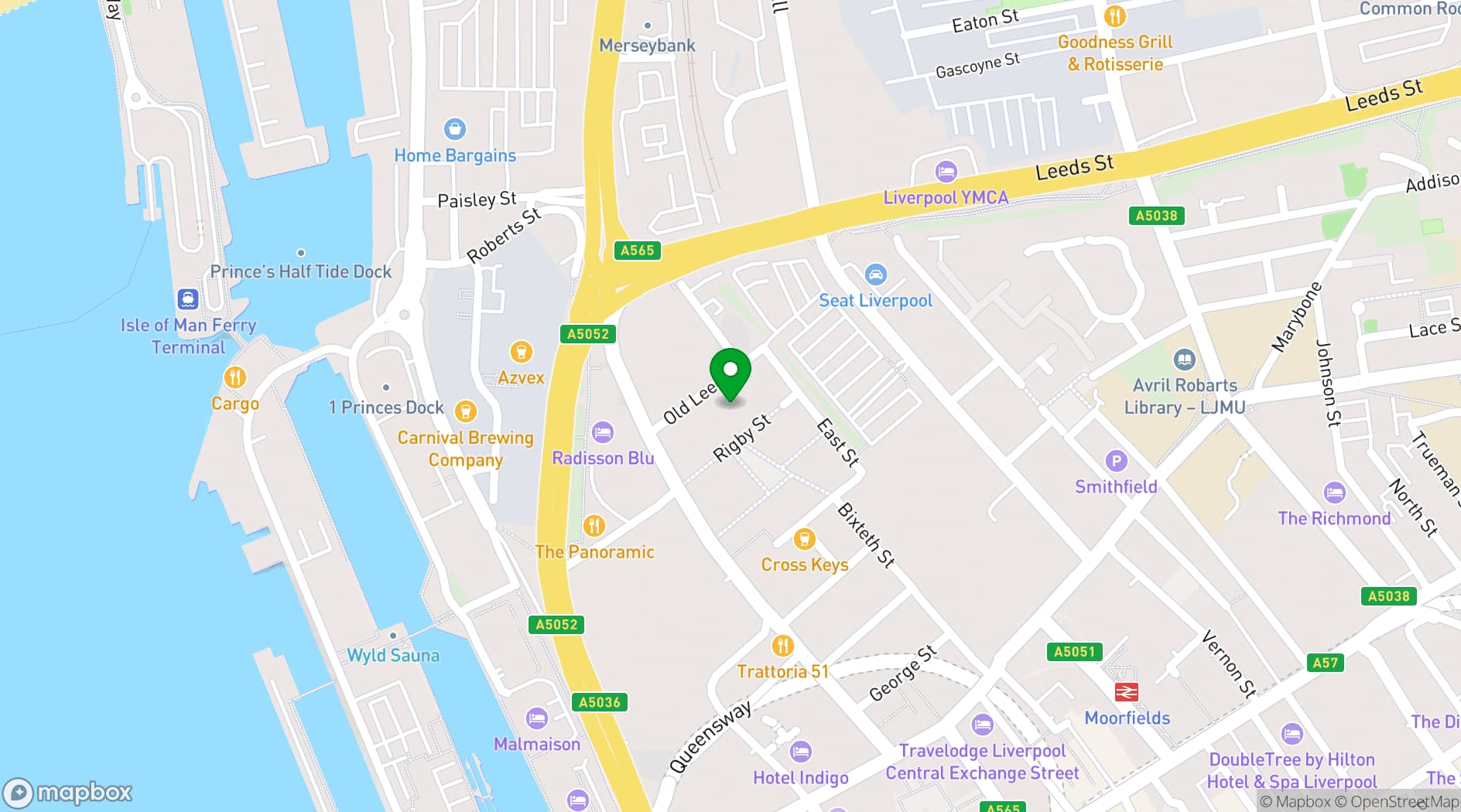 Map showing The Plaza