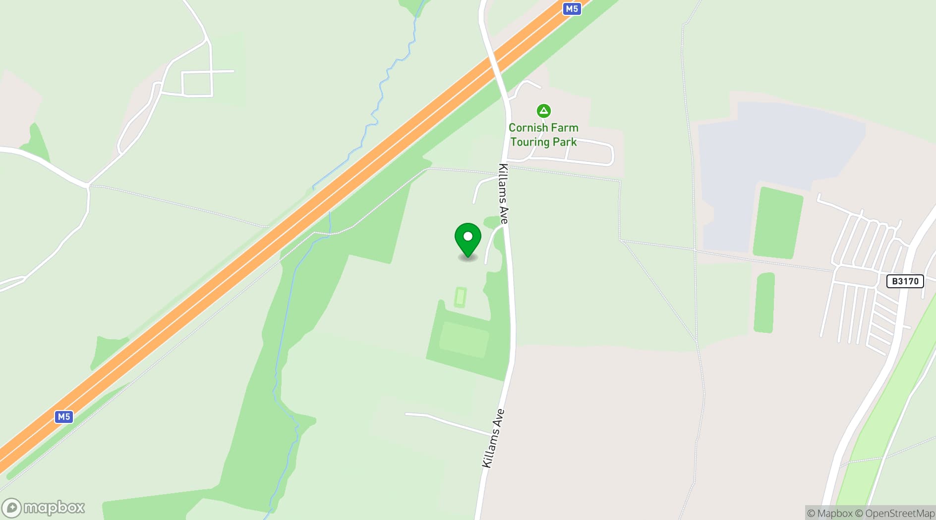 Map showing Haygrass House