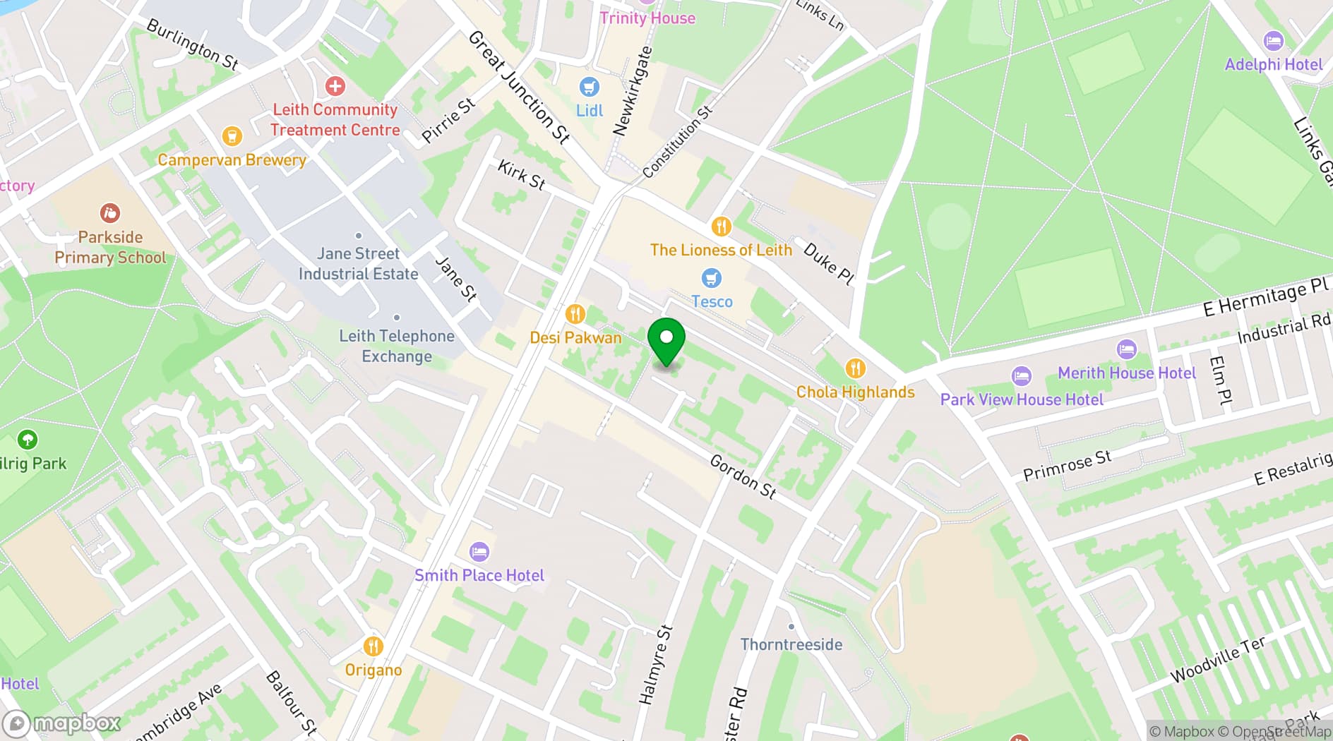 Map showing The Kassam Stadium Conference and Events Centre