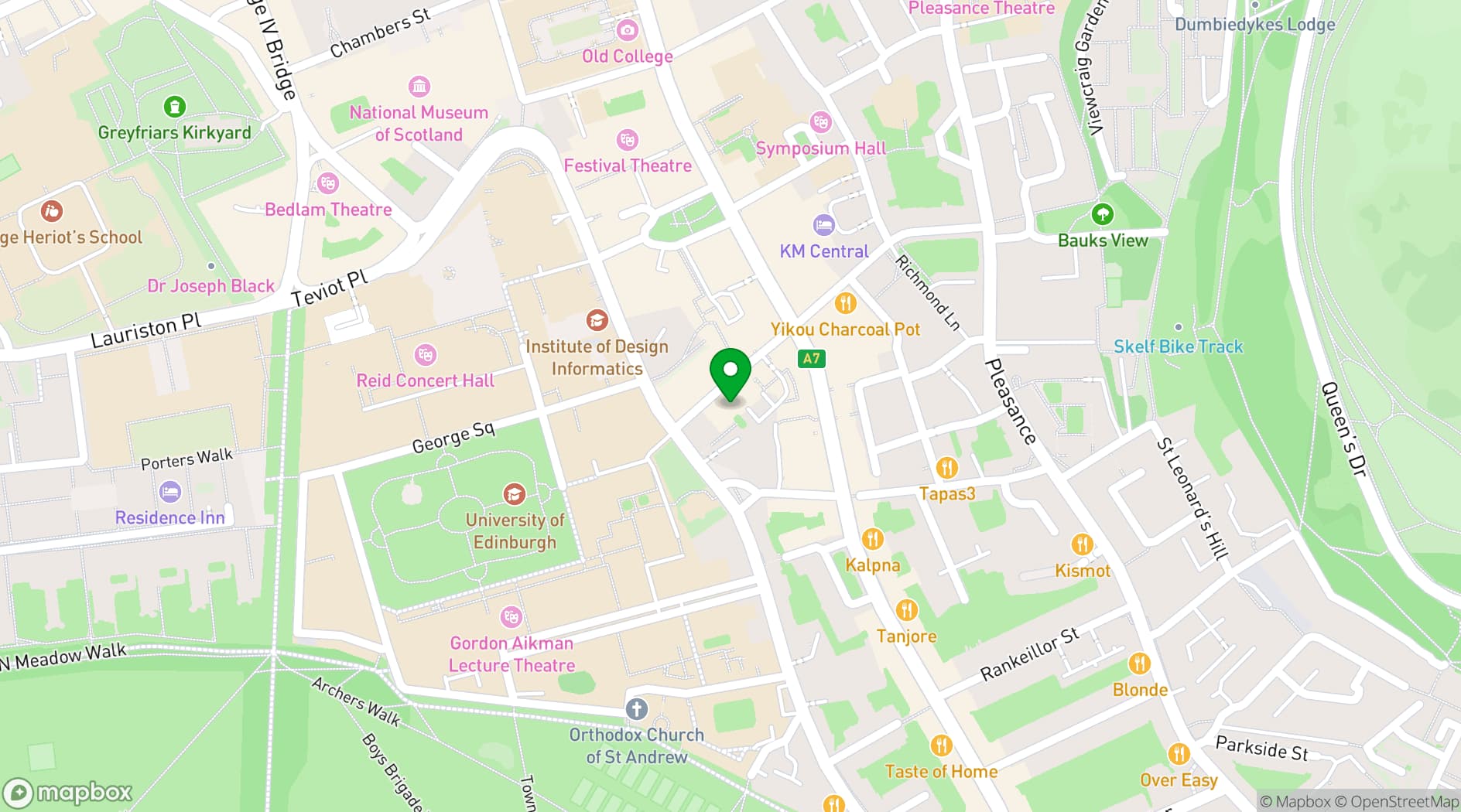 Map showing The Counting House