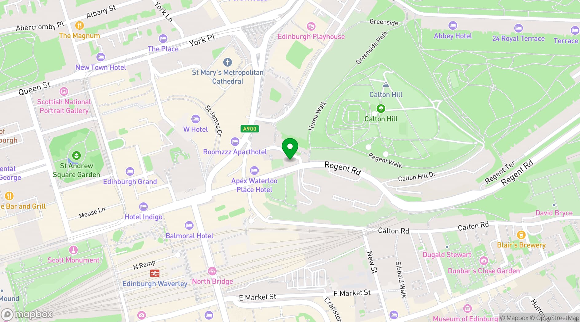 Map showing Howies Restaurants
