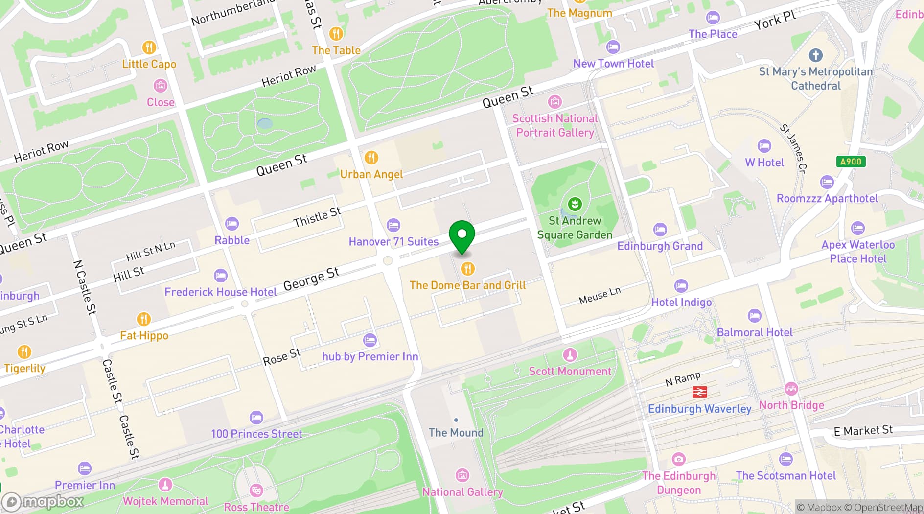 Map showing Why Not Nightclub