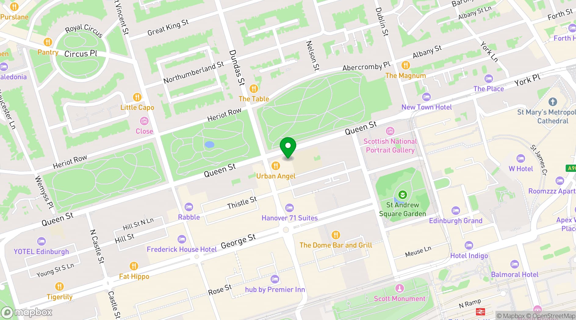 Map showing BMA Scotland
