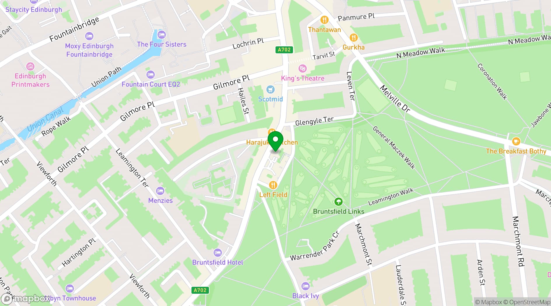 Map showing maeve
