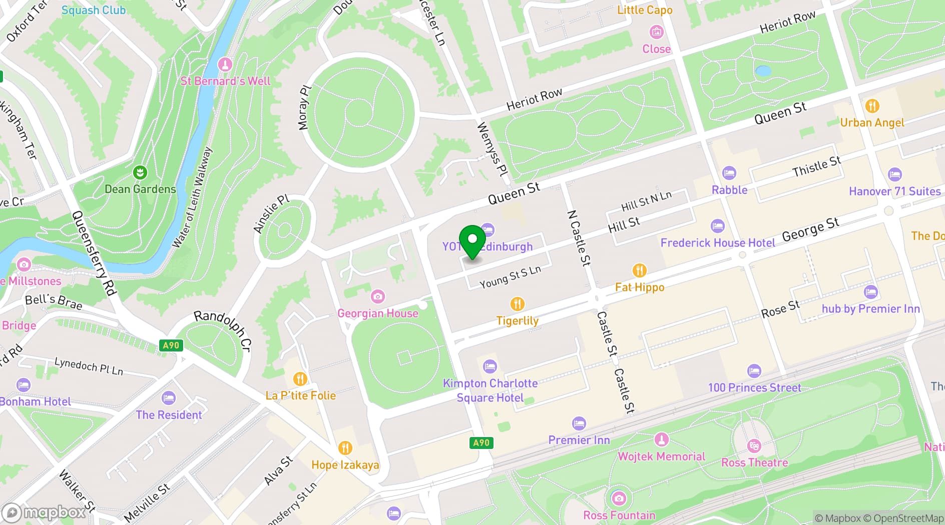 Map showing Nexus Business Space