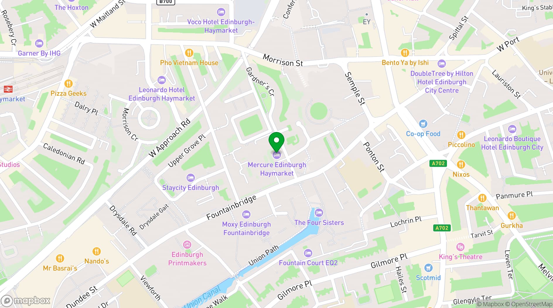 Map showing ALL - Accor Live Limitless