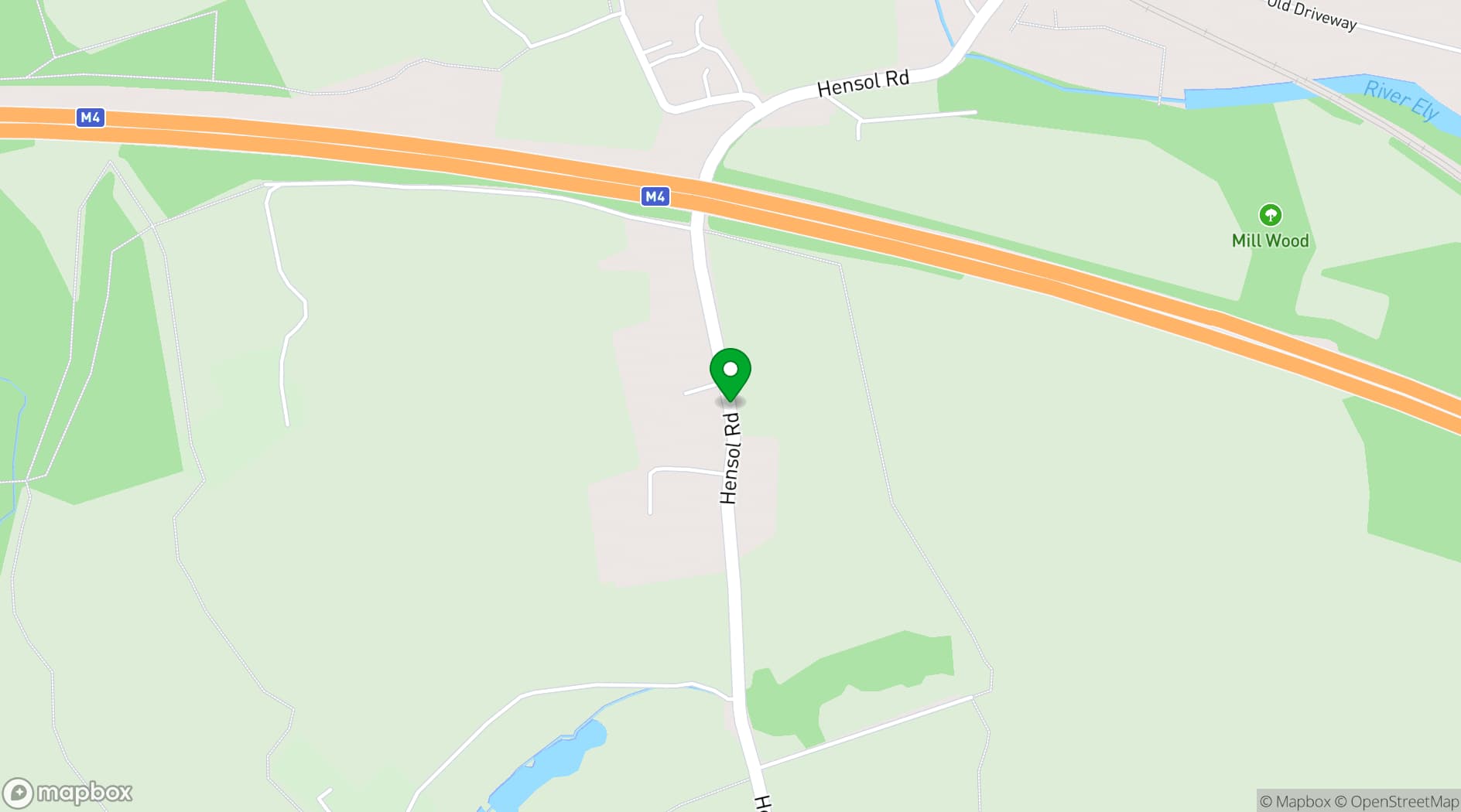 Map showing Vale Hotel