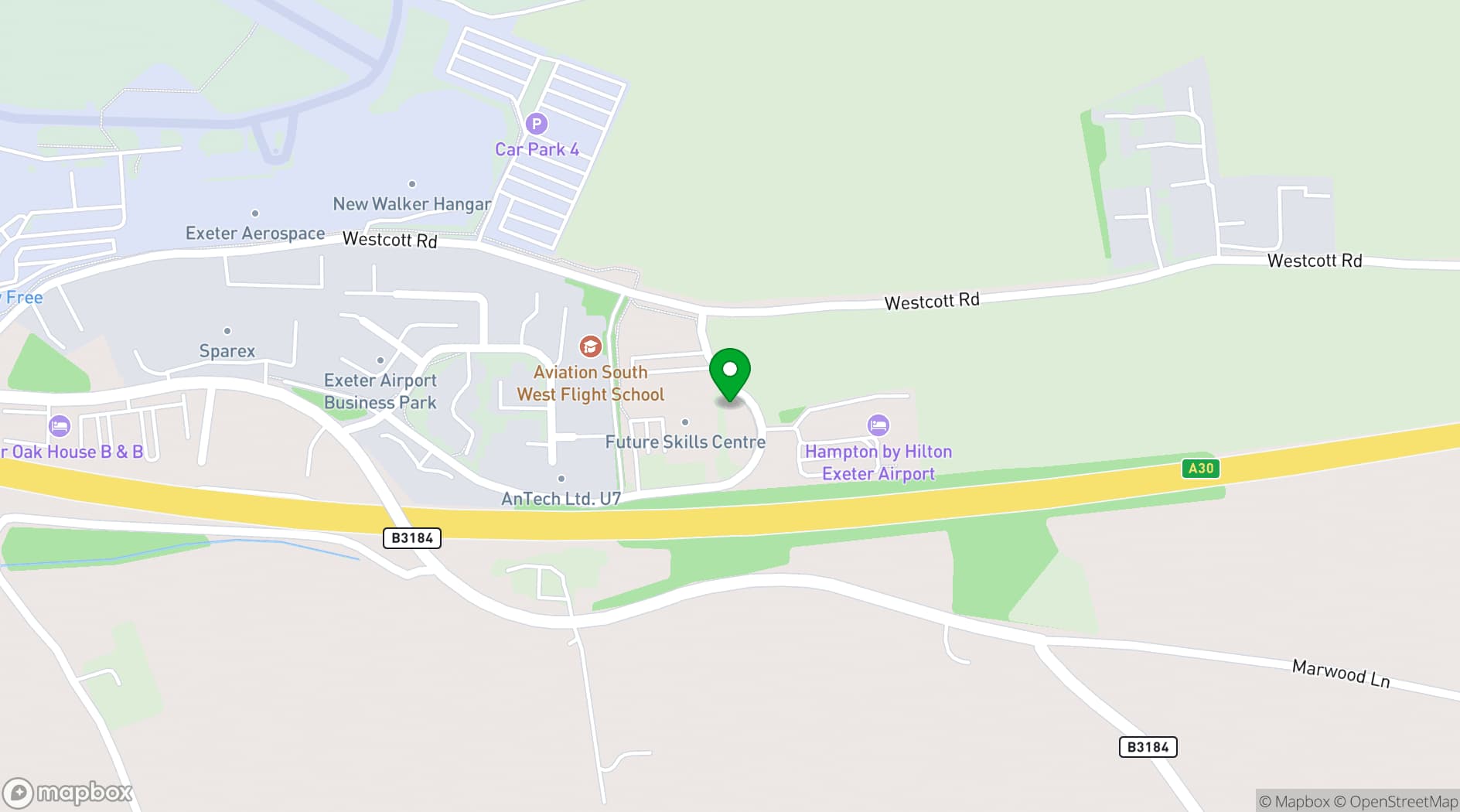 Map showing Future Skills Centre