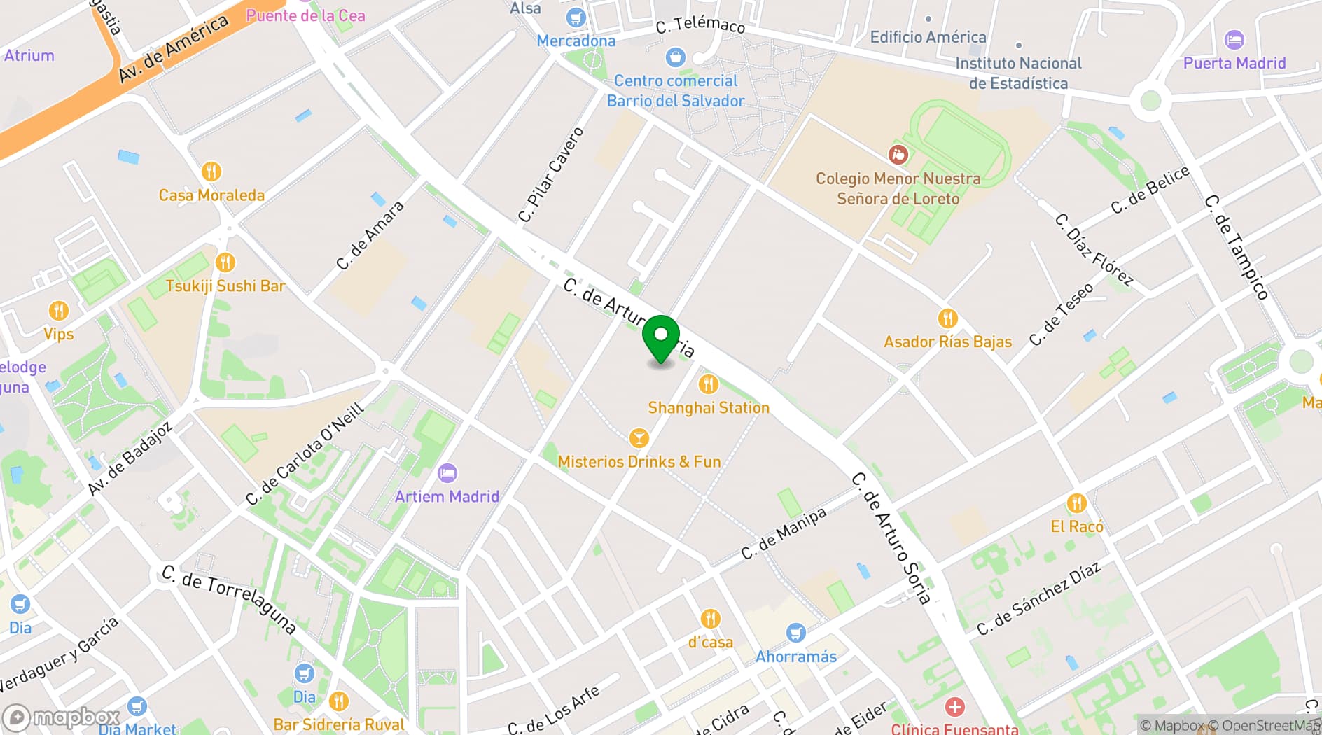 Map showing AIM GROUP INTERNATIONAL