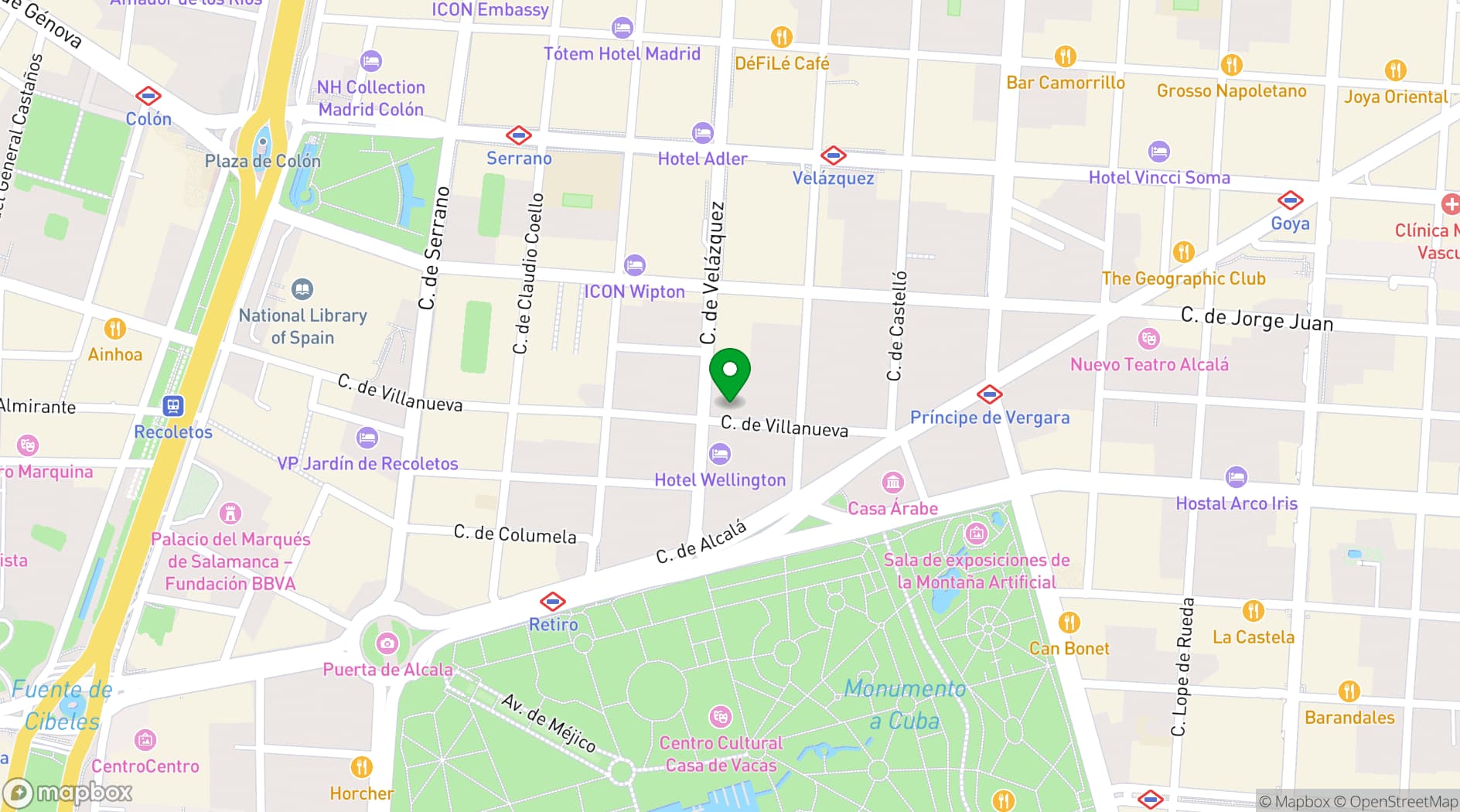 Map showing ZuriCenter