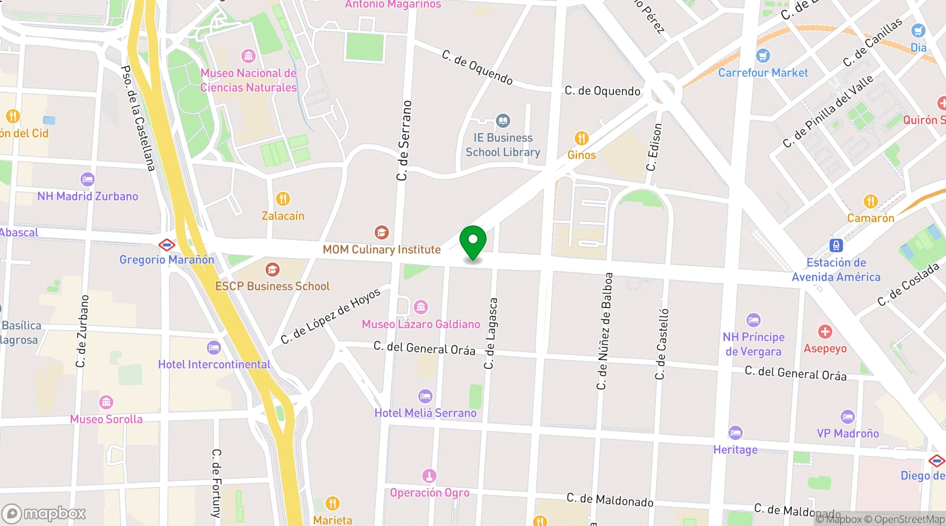 Map showing Aticco