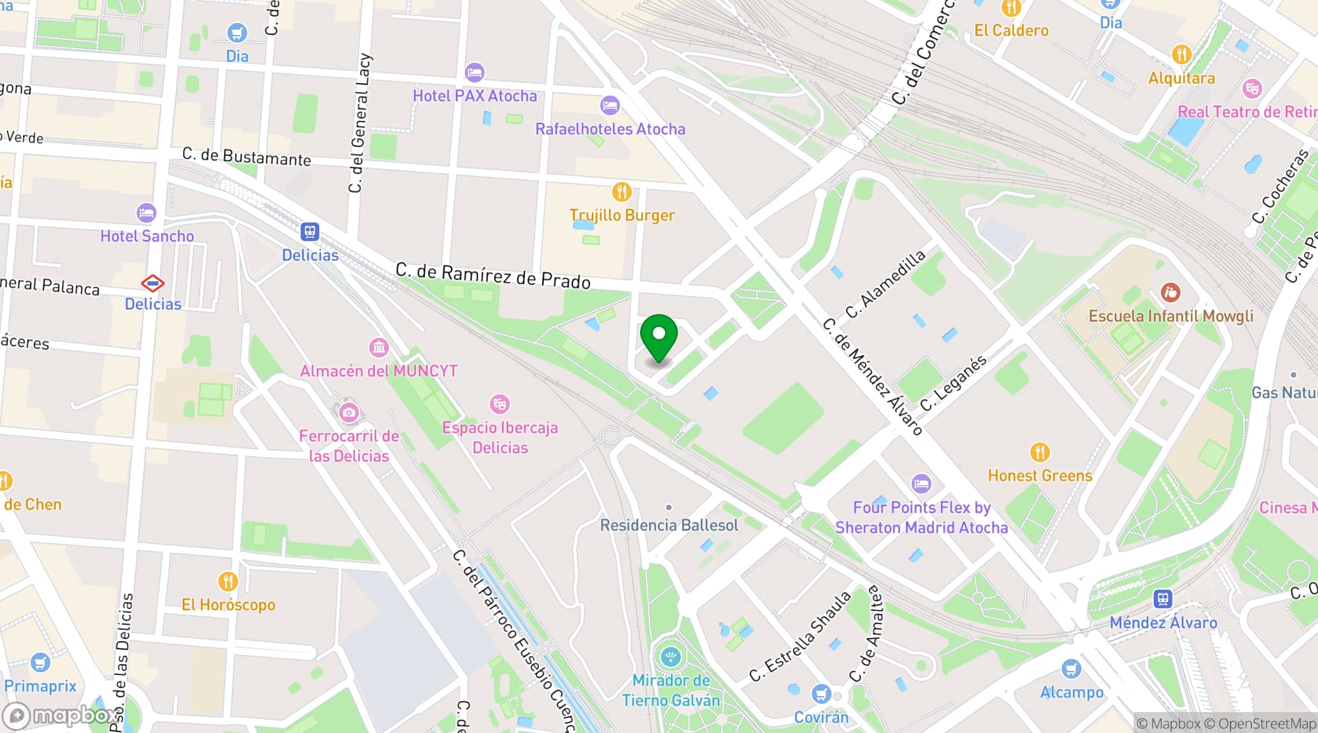 Map showing Talent Garden Madrid