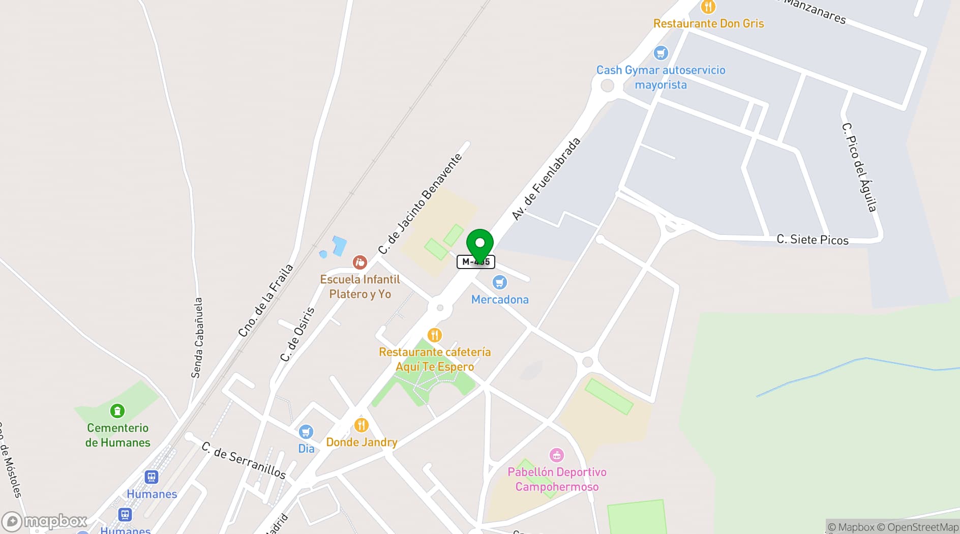 Map showing Fabrik Club