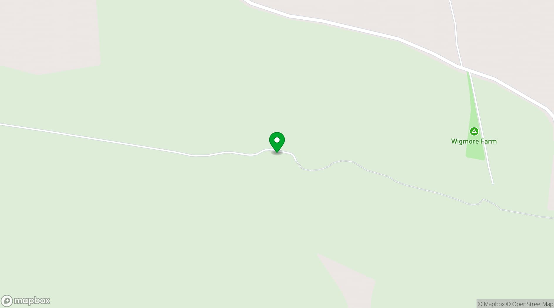 Map showing Holwell Holistic Retreat