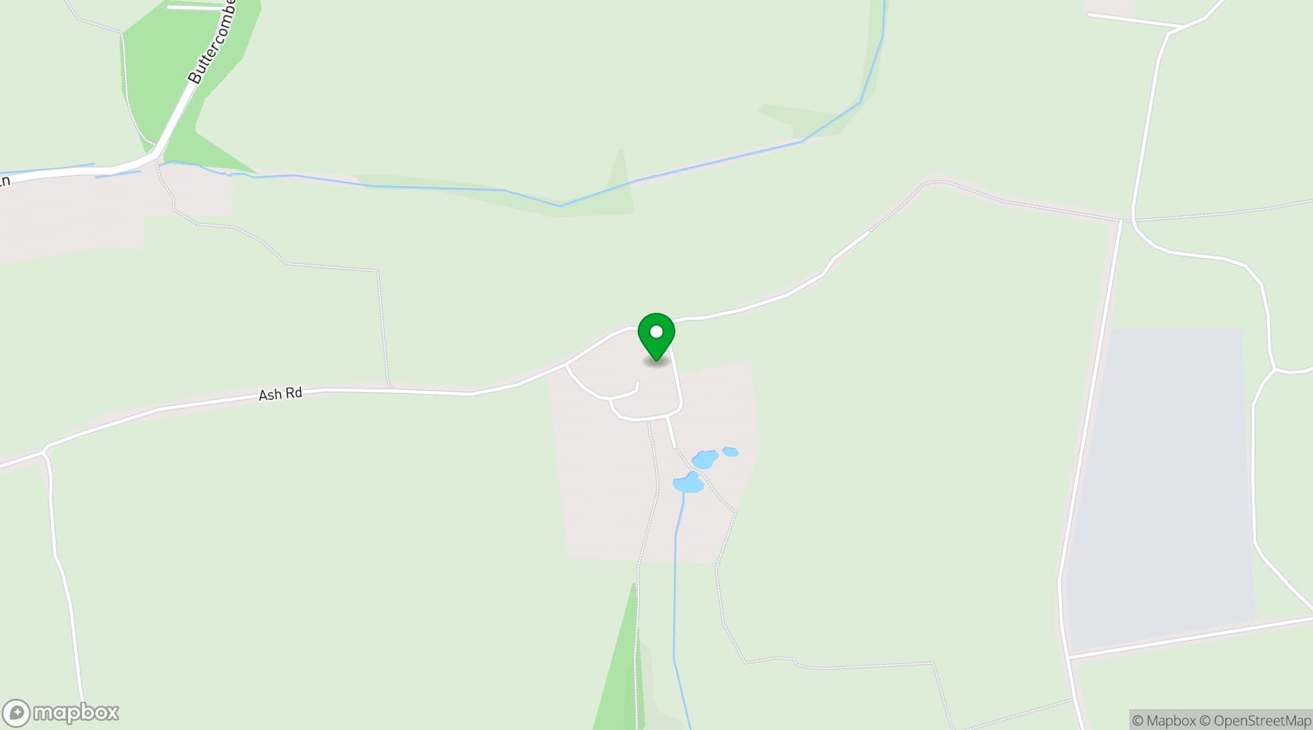 Map showing Ash Barton Estate