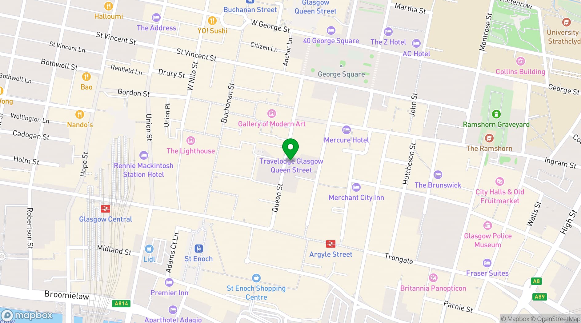 Map showing October