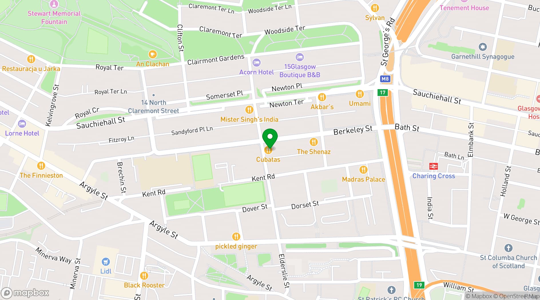 Map showing Horn Please