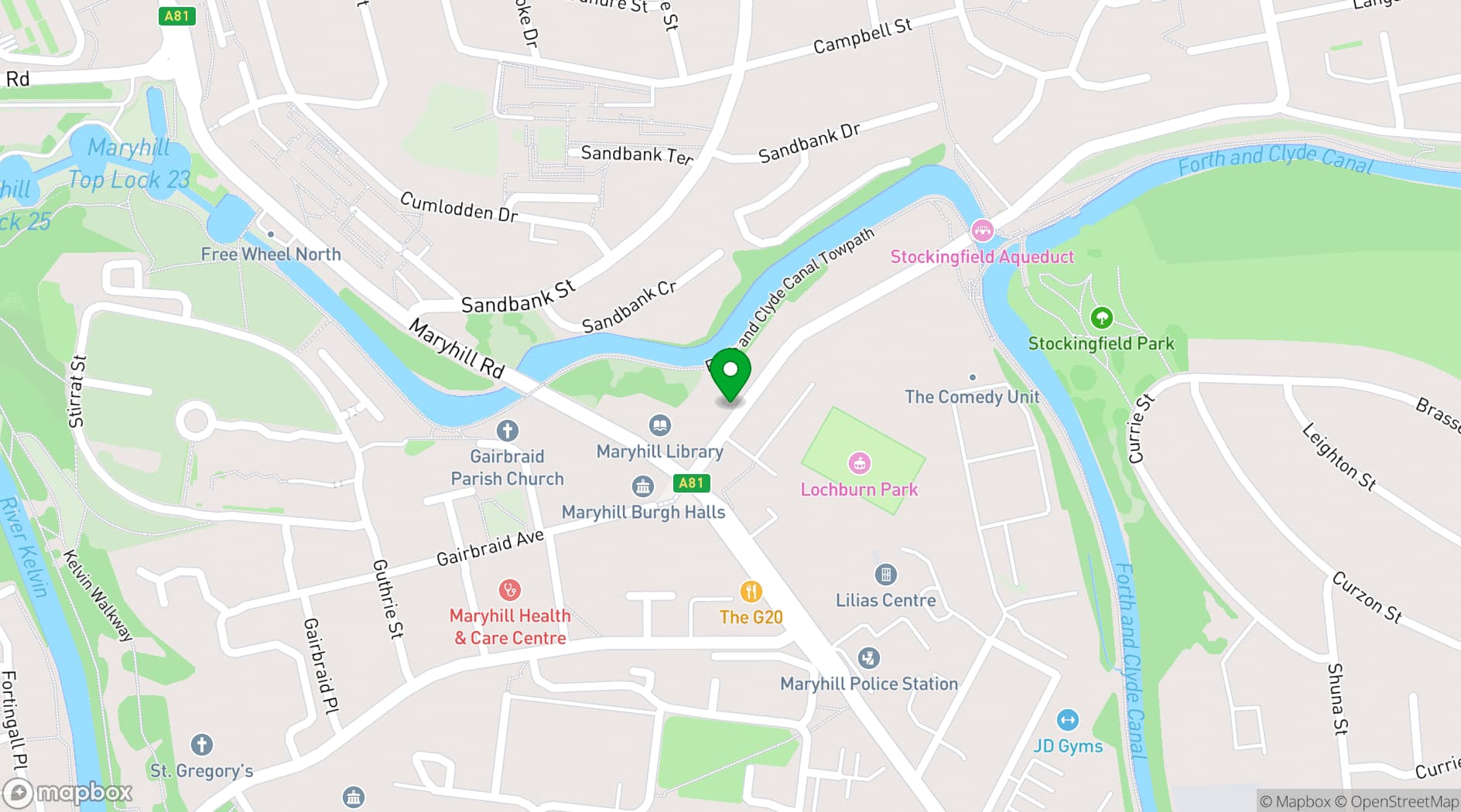 Map showing The Engine Works 