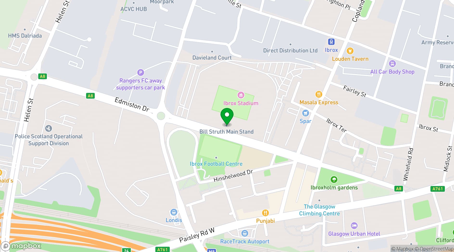 Map showing G51 2XD