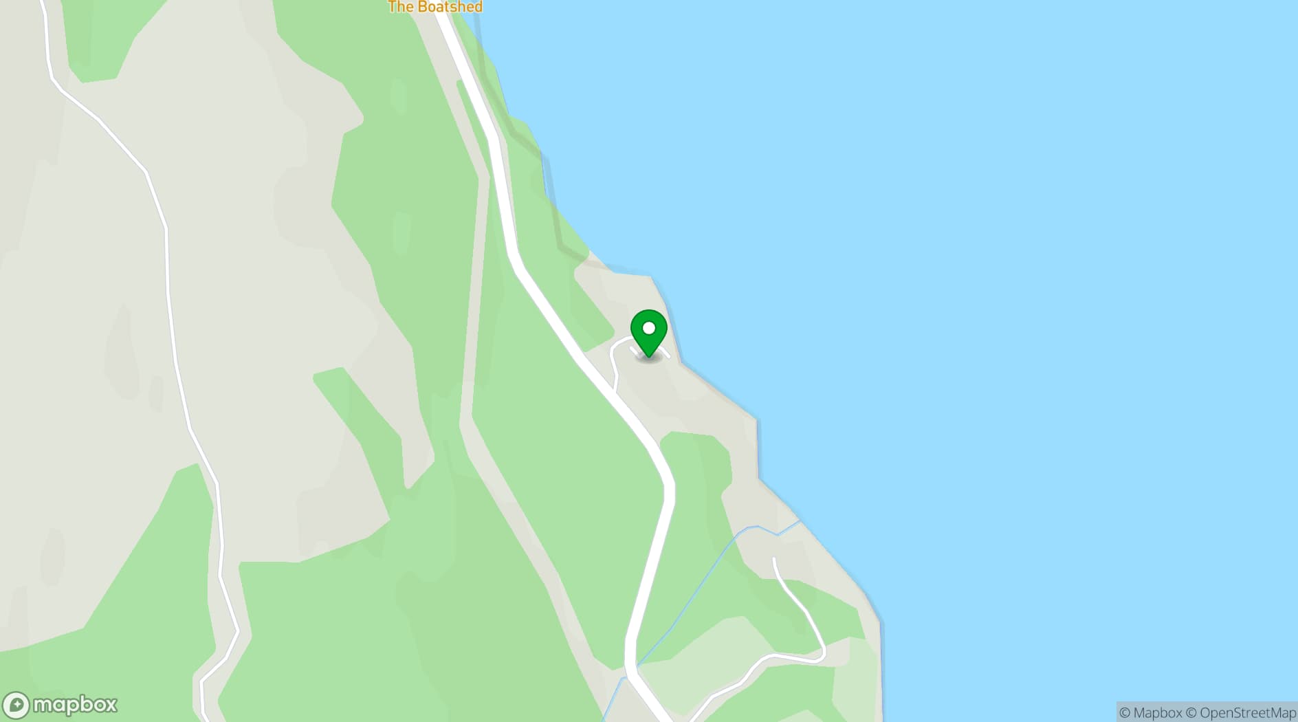 Map showing Woodside Lodge