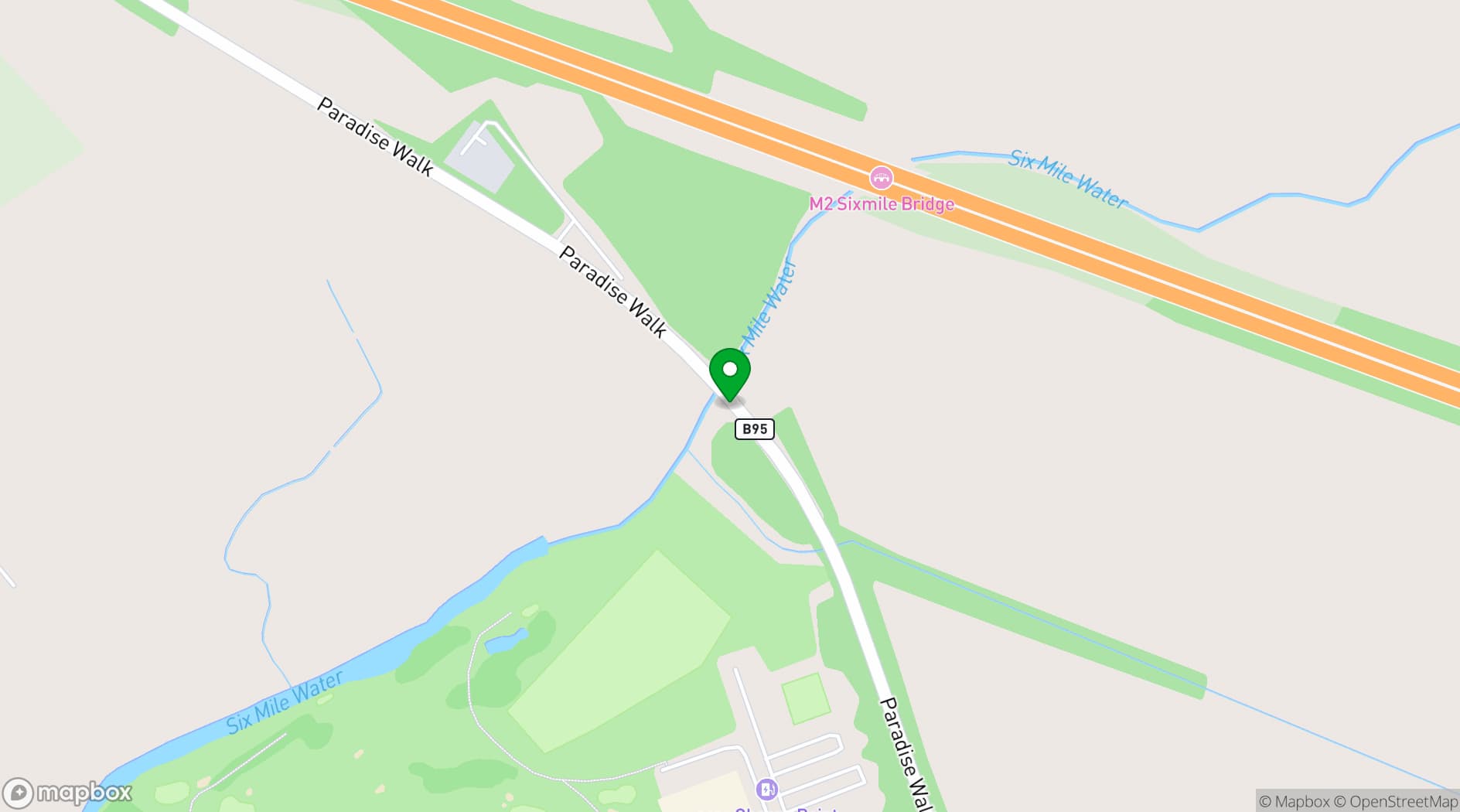Map showing Doubletree by Hilton Belfast Templepatrick