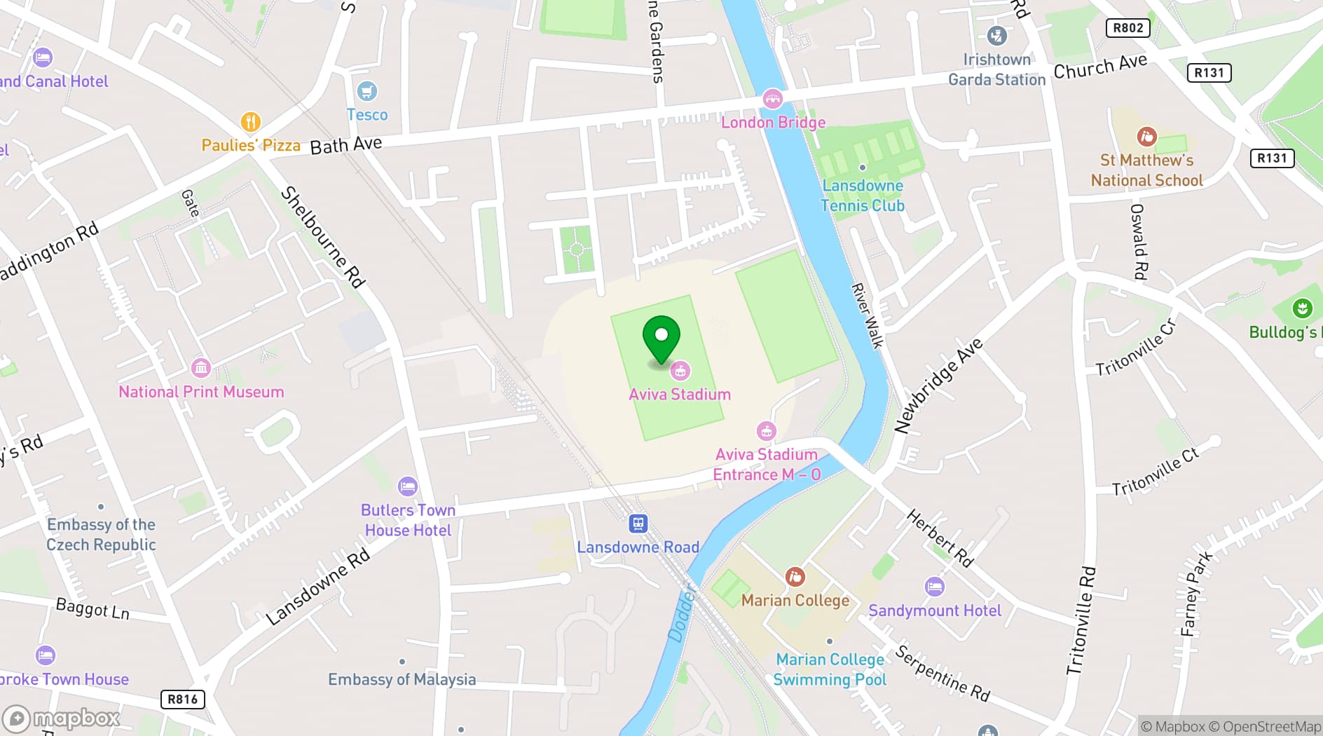 Map showing Havelock Area