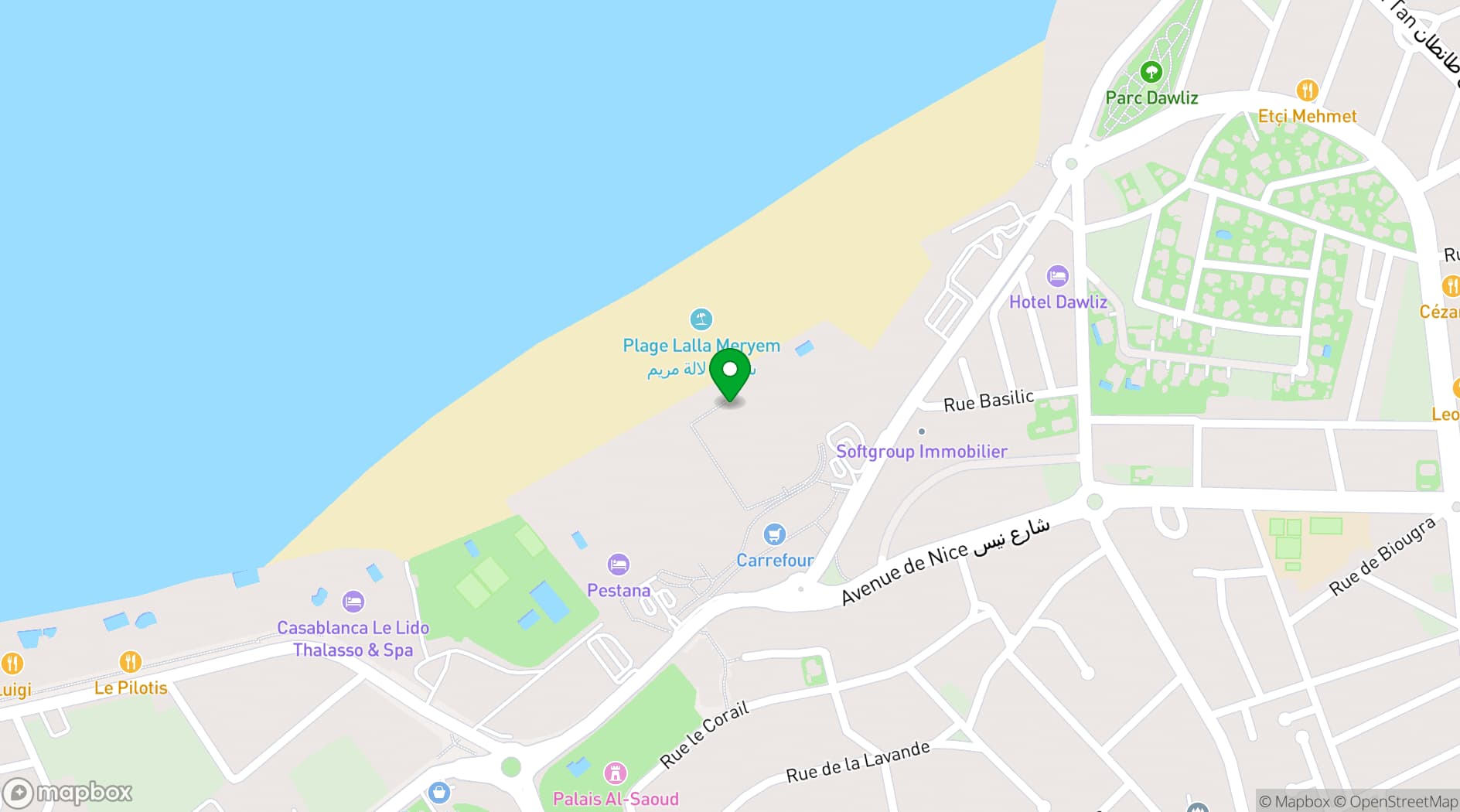 Map showing WeMeet