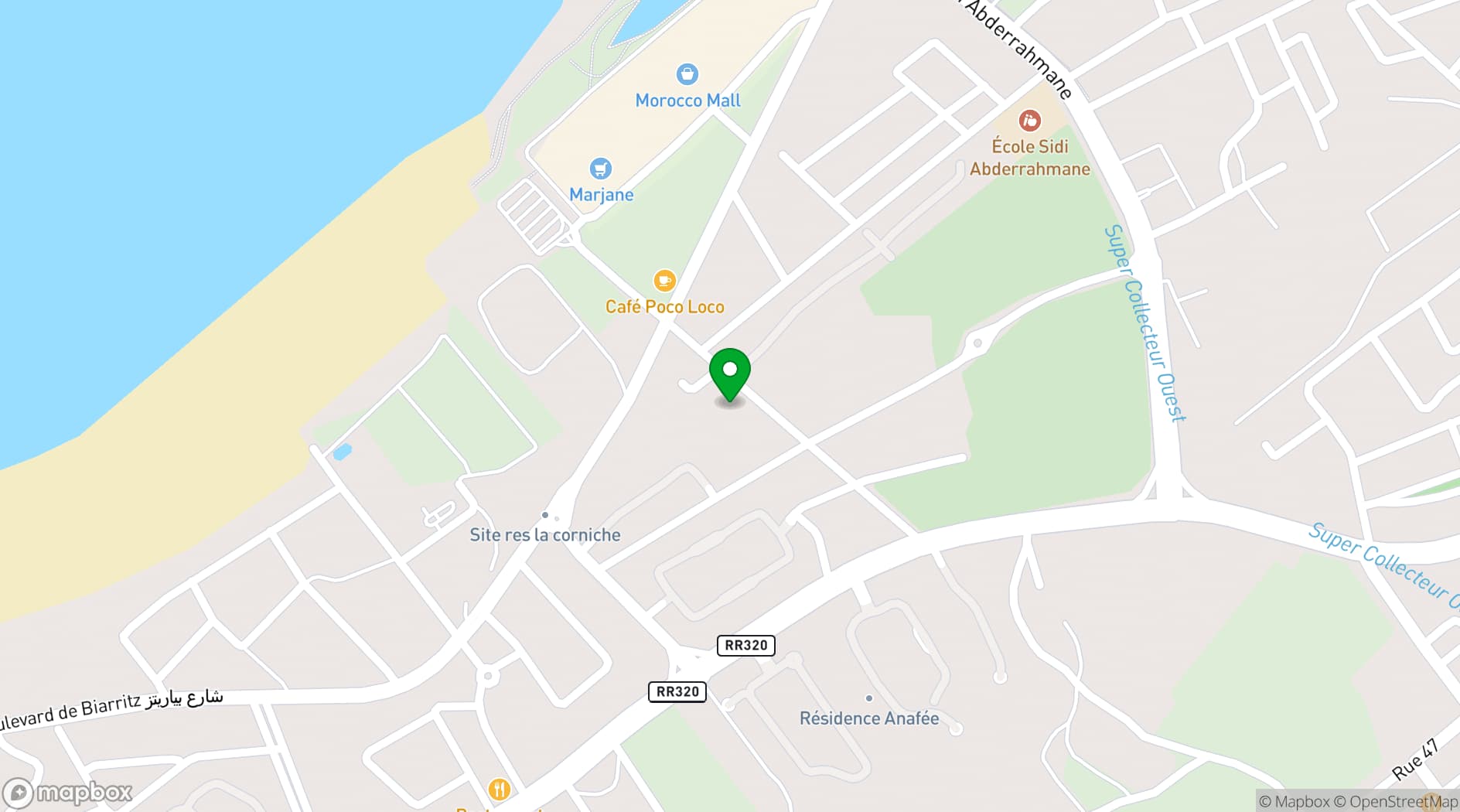 Map showing Garden Event