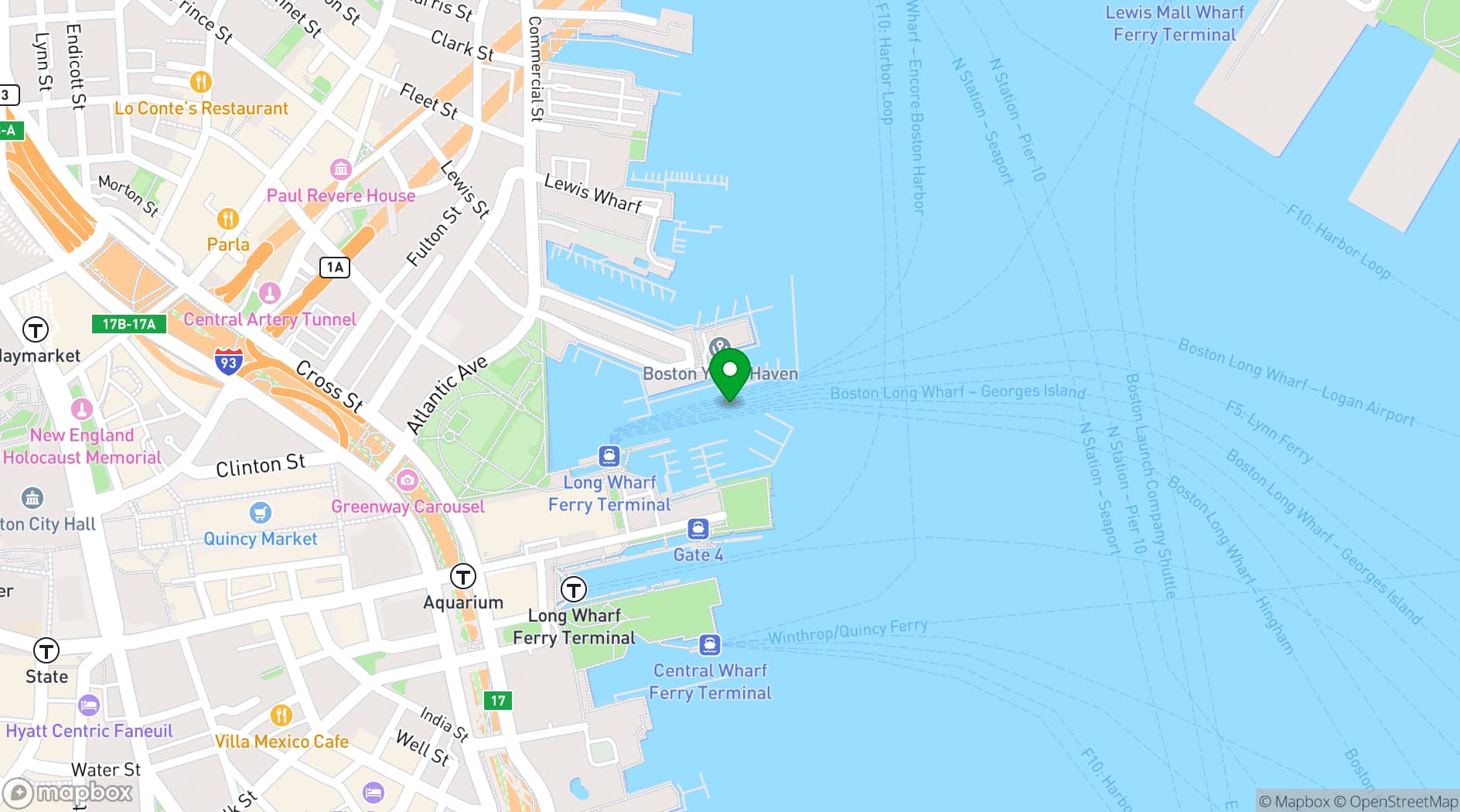 Map showing 90FS