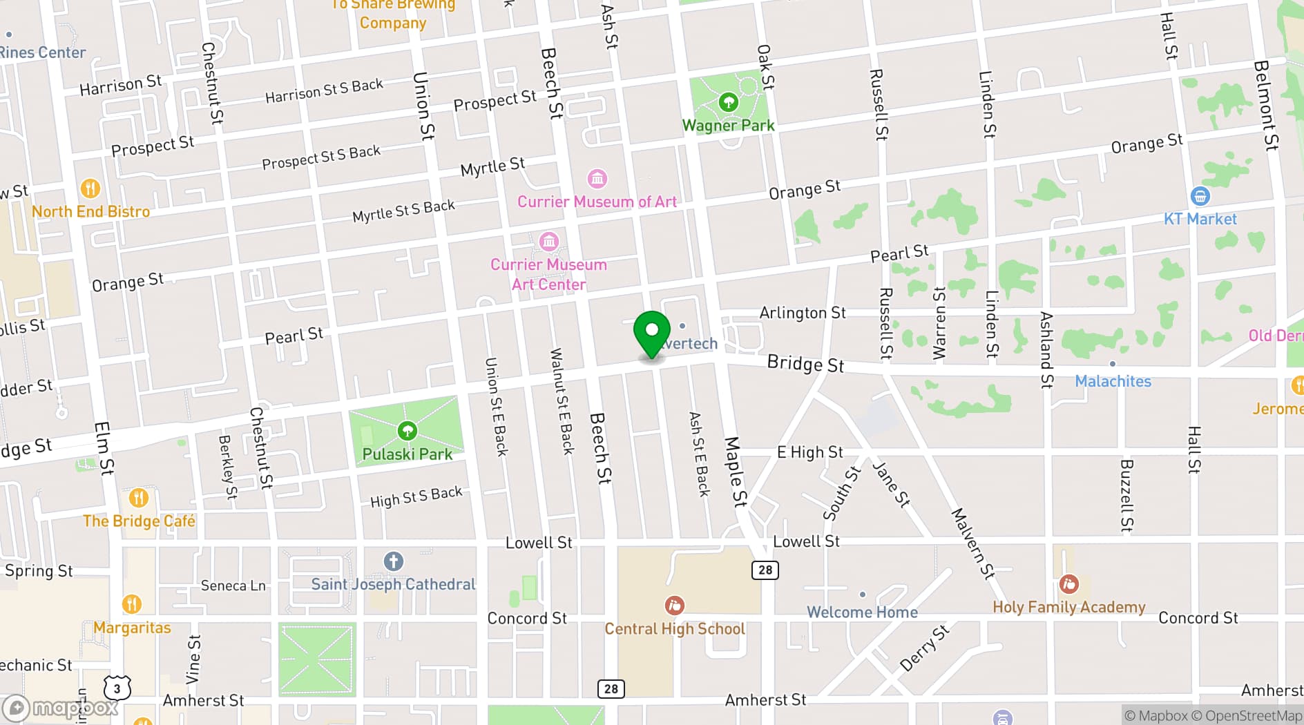 Map showing The Conference People