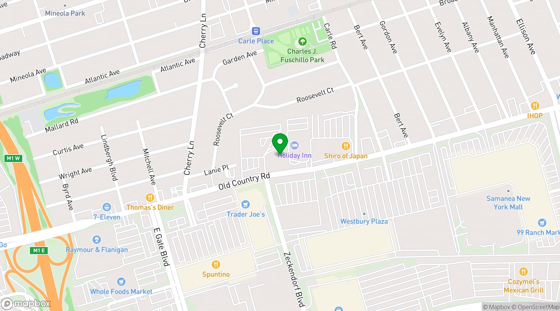 Map showing Chateau Briand Caterers