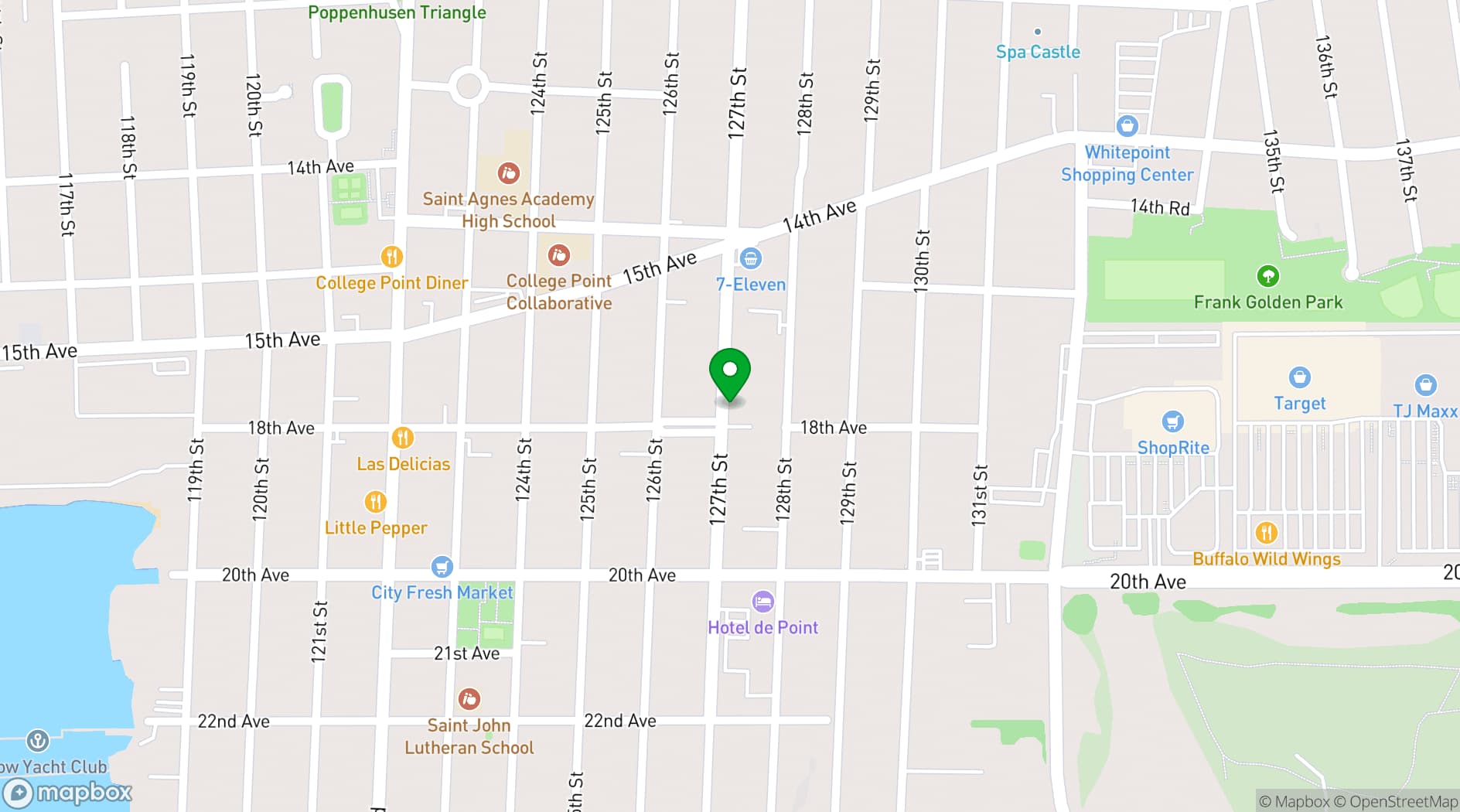 Map showing LY NY Hotel