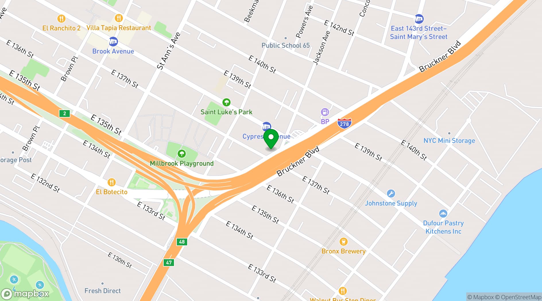 Map showing Sobro Social