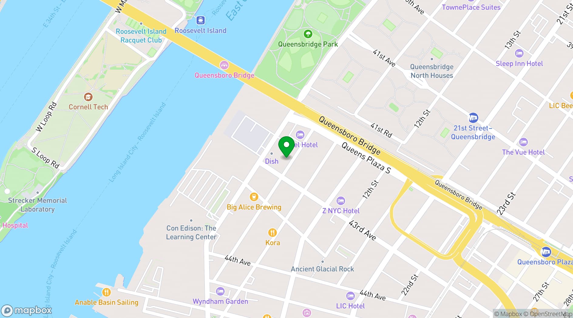 Map showing The Foundry
