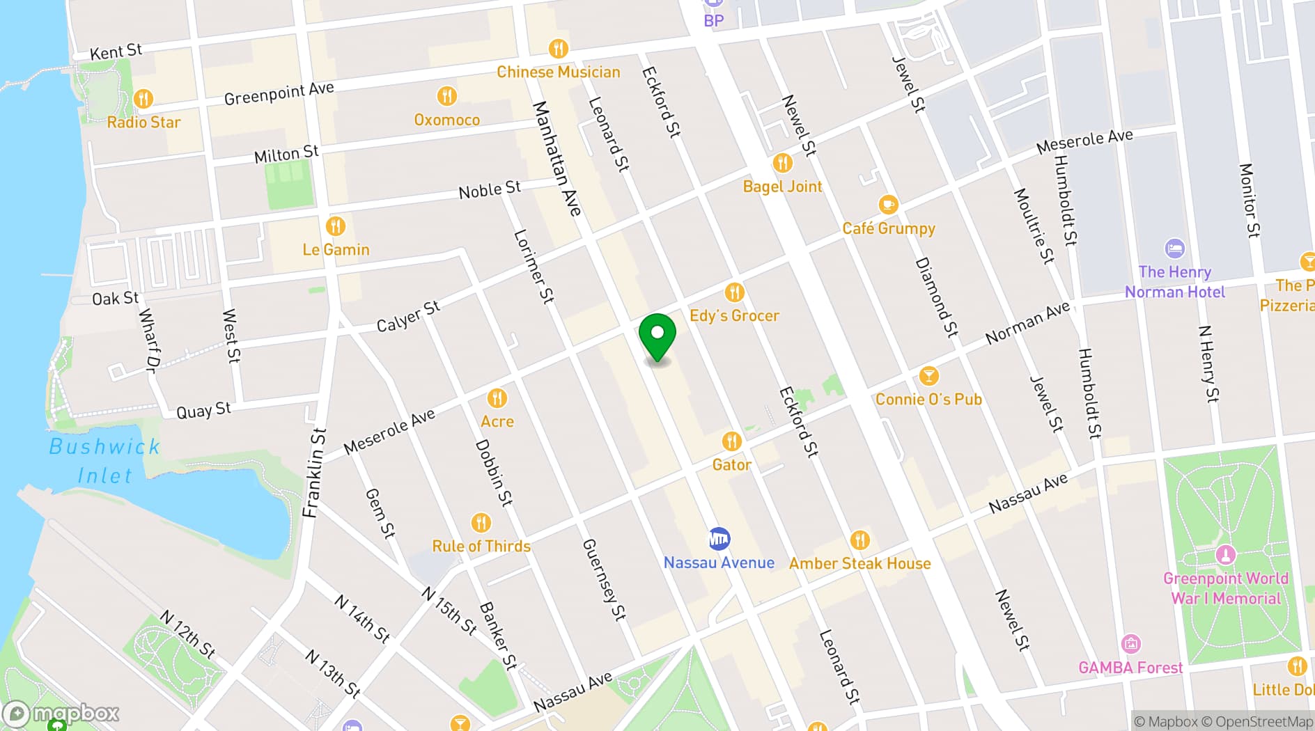 Map showing LOFT STORY