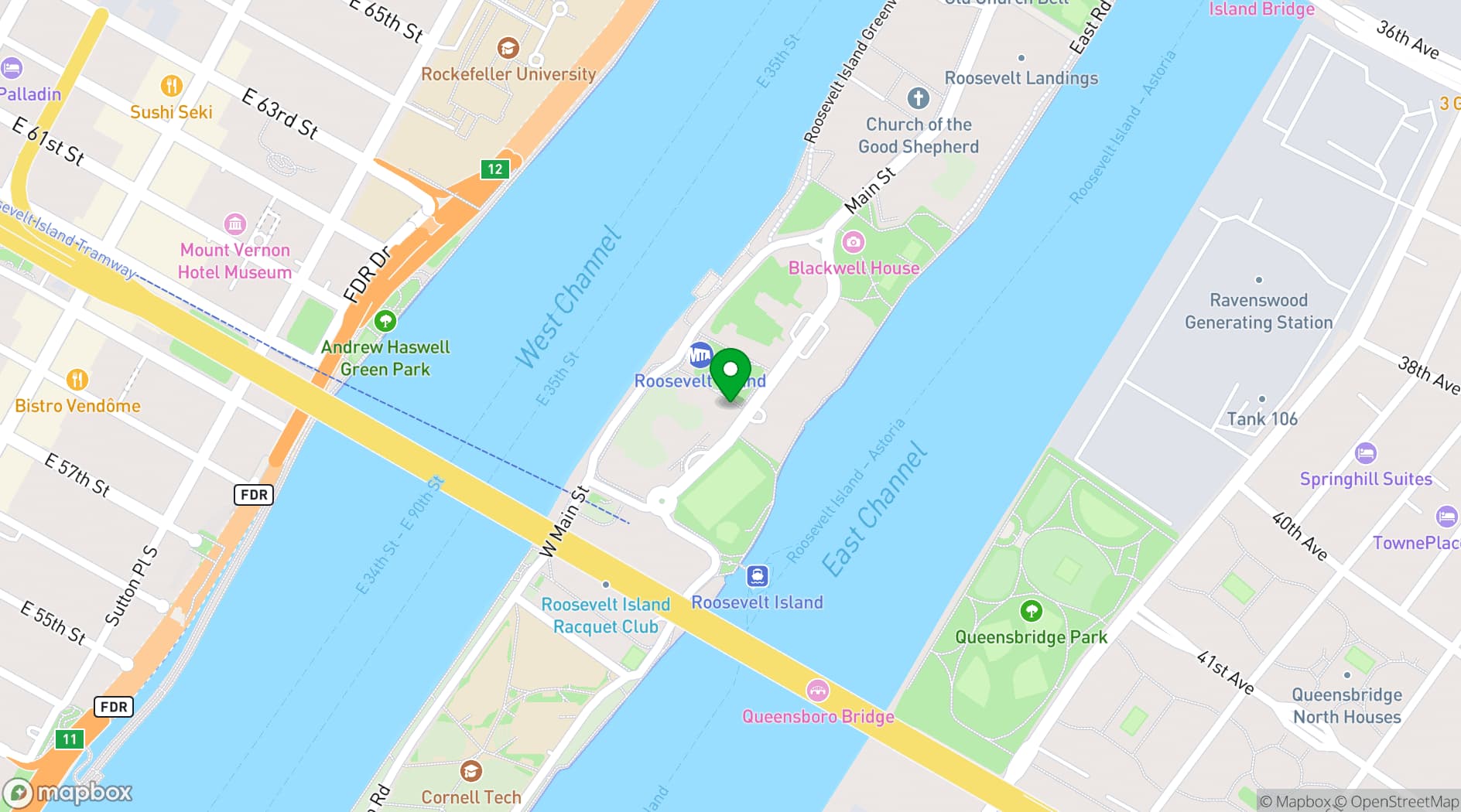 Map showing Granny Annie's Bar & Kitchen