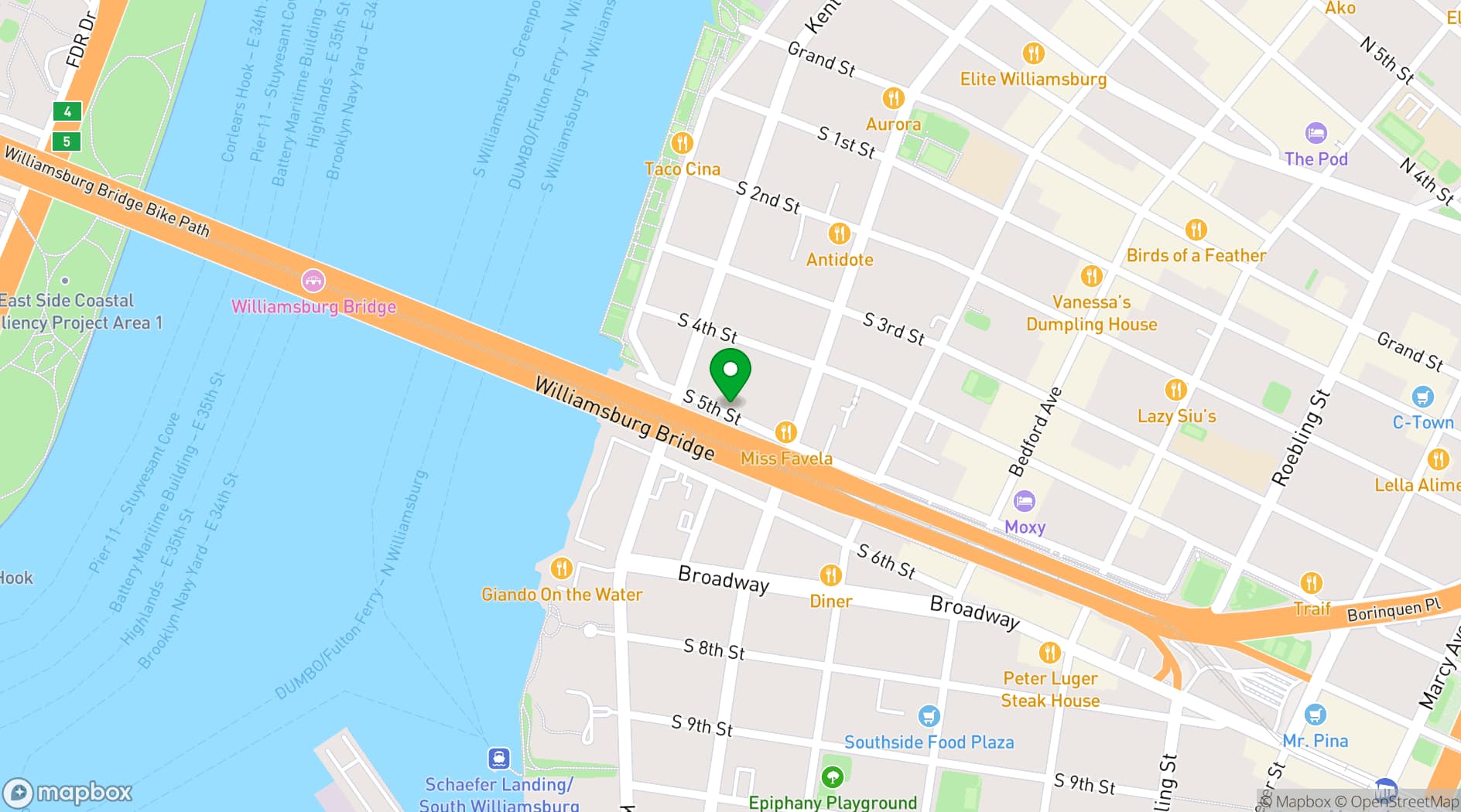 Map showing Industria