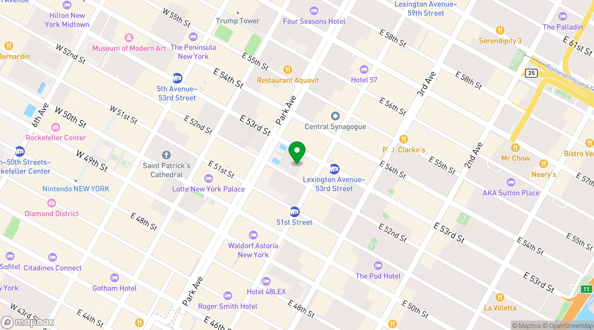 Map showing The Grill