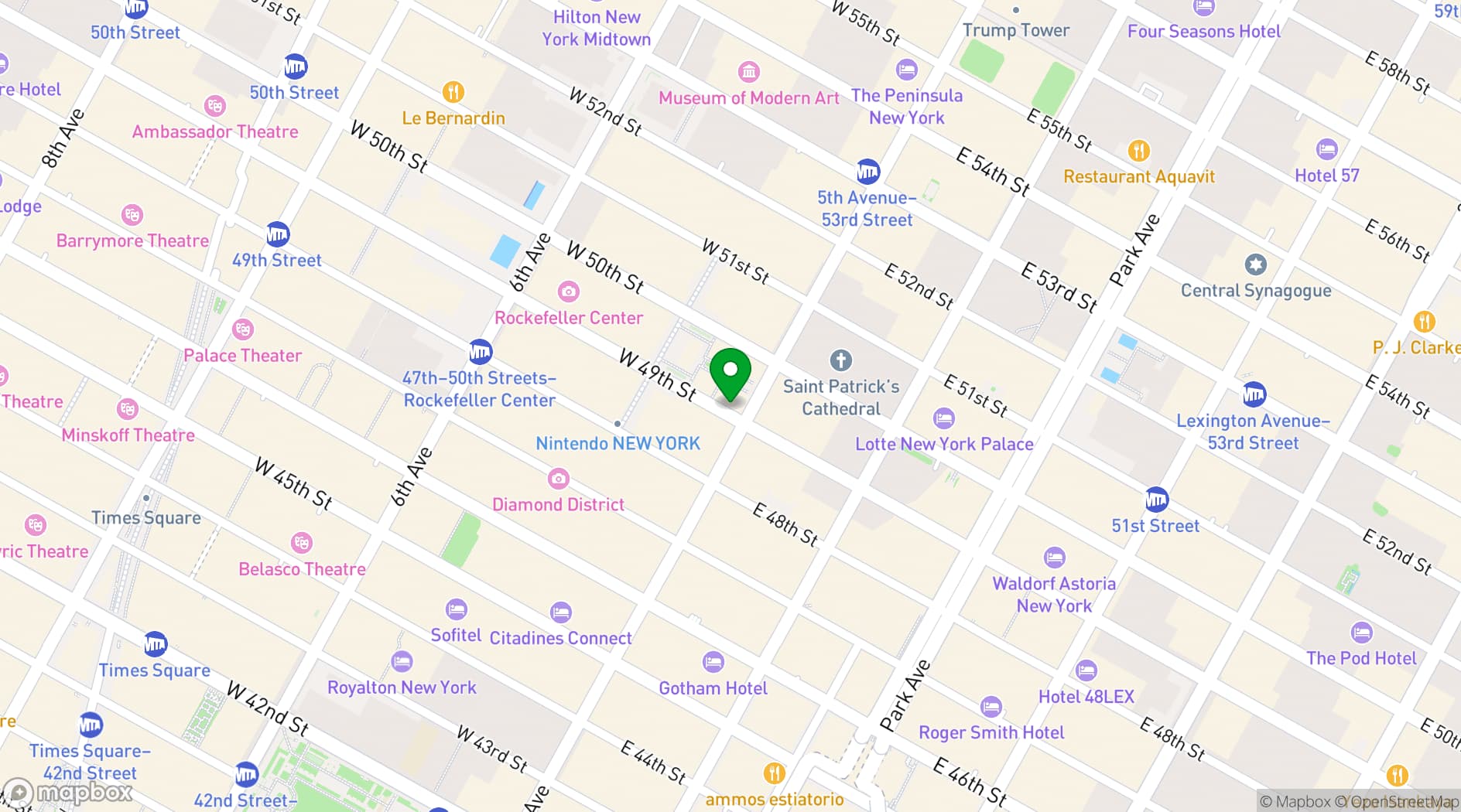 Map showing 610 Loft & Garden