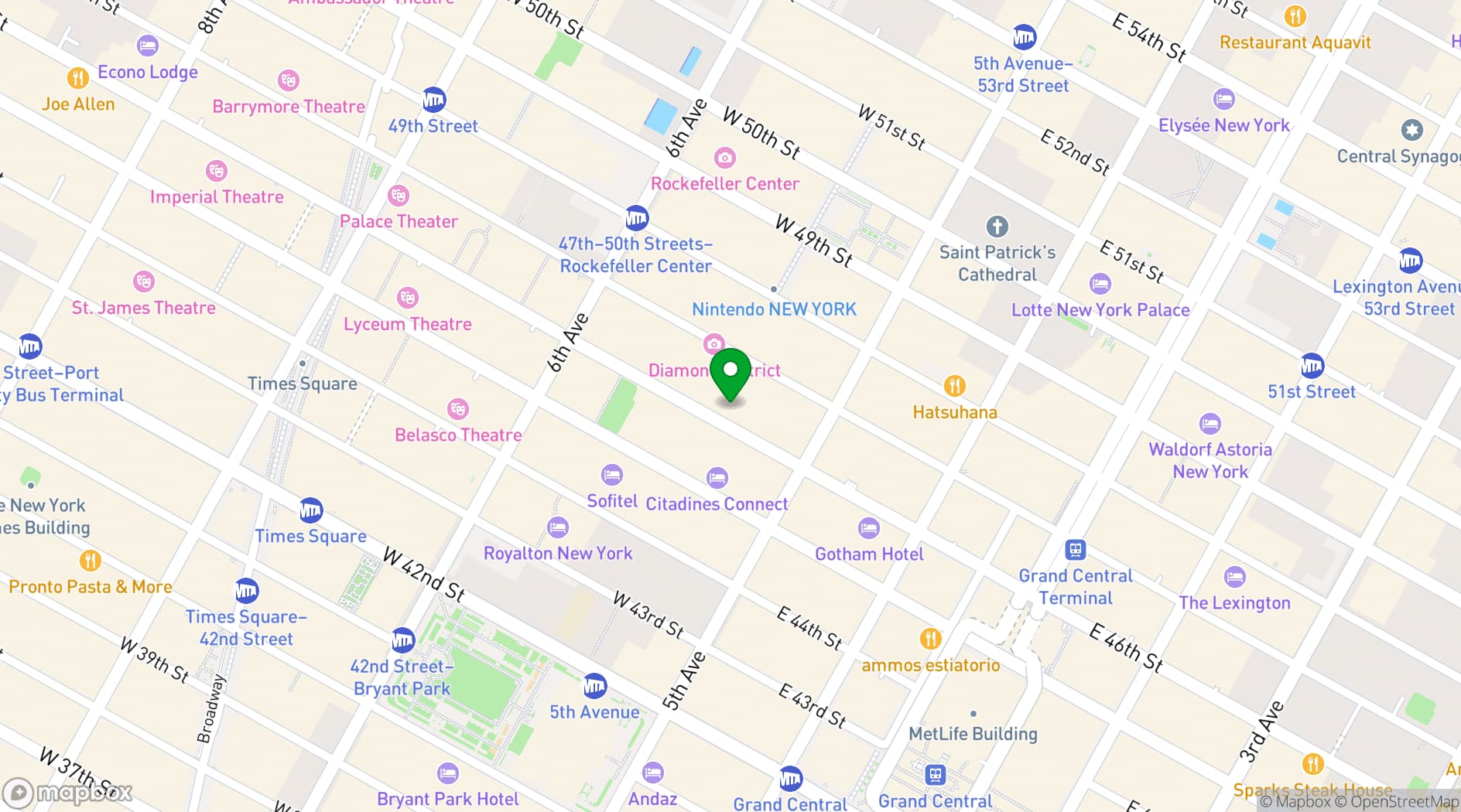 Map showing WorkHouse