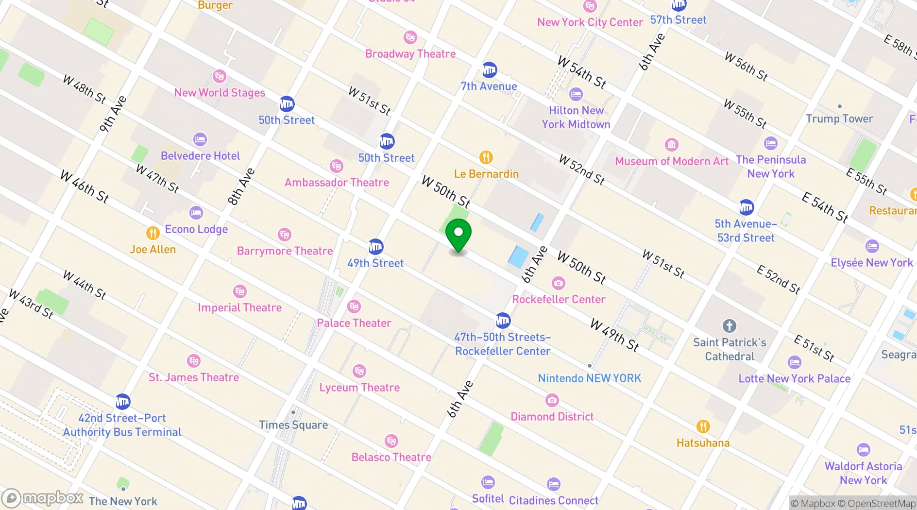 Map showing Oceana