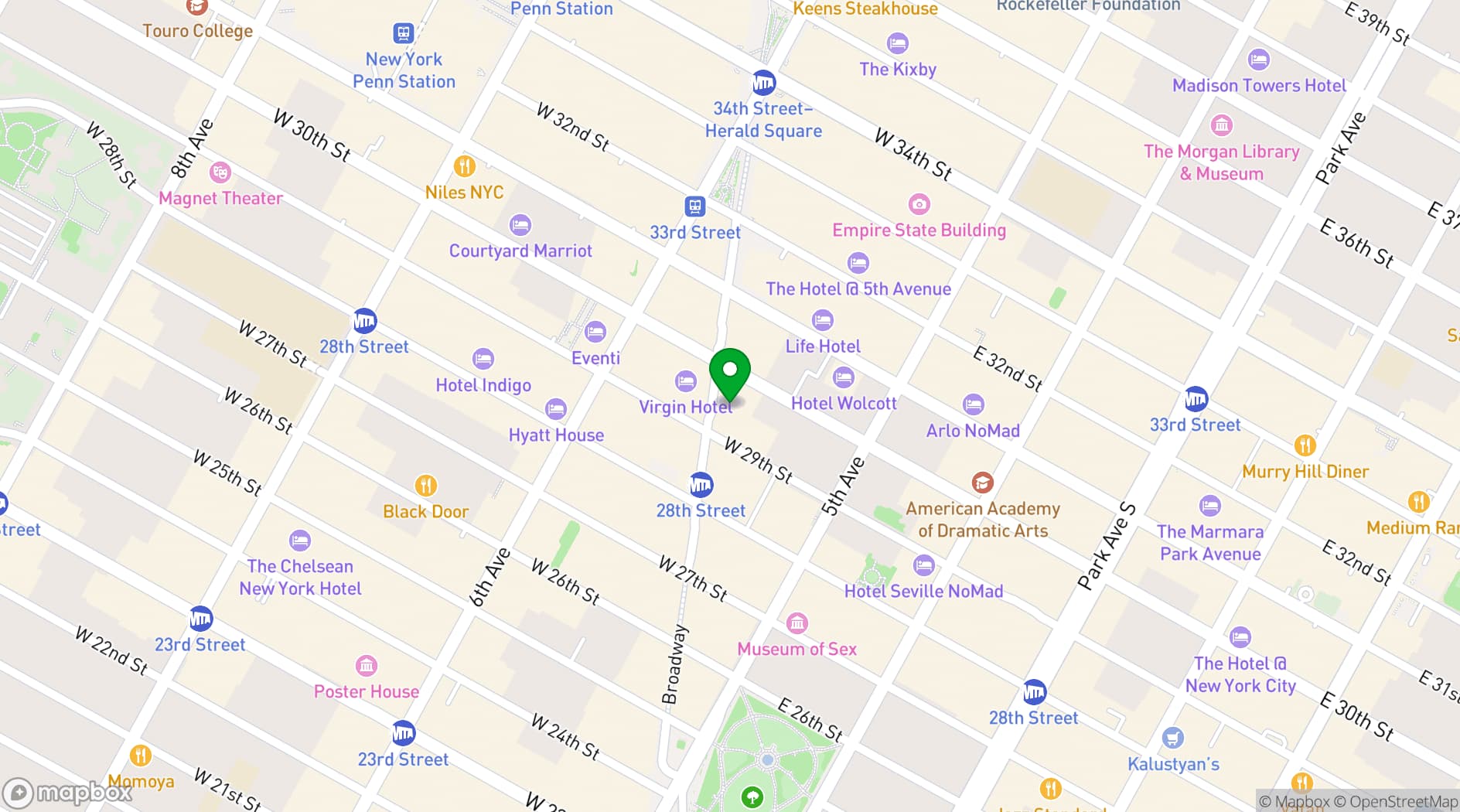 Map showing Glass Ceiling