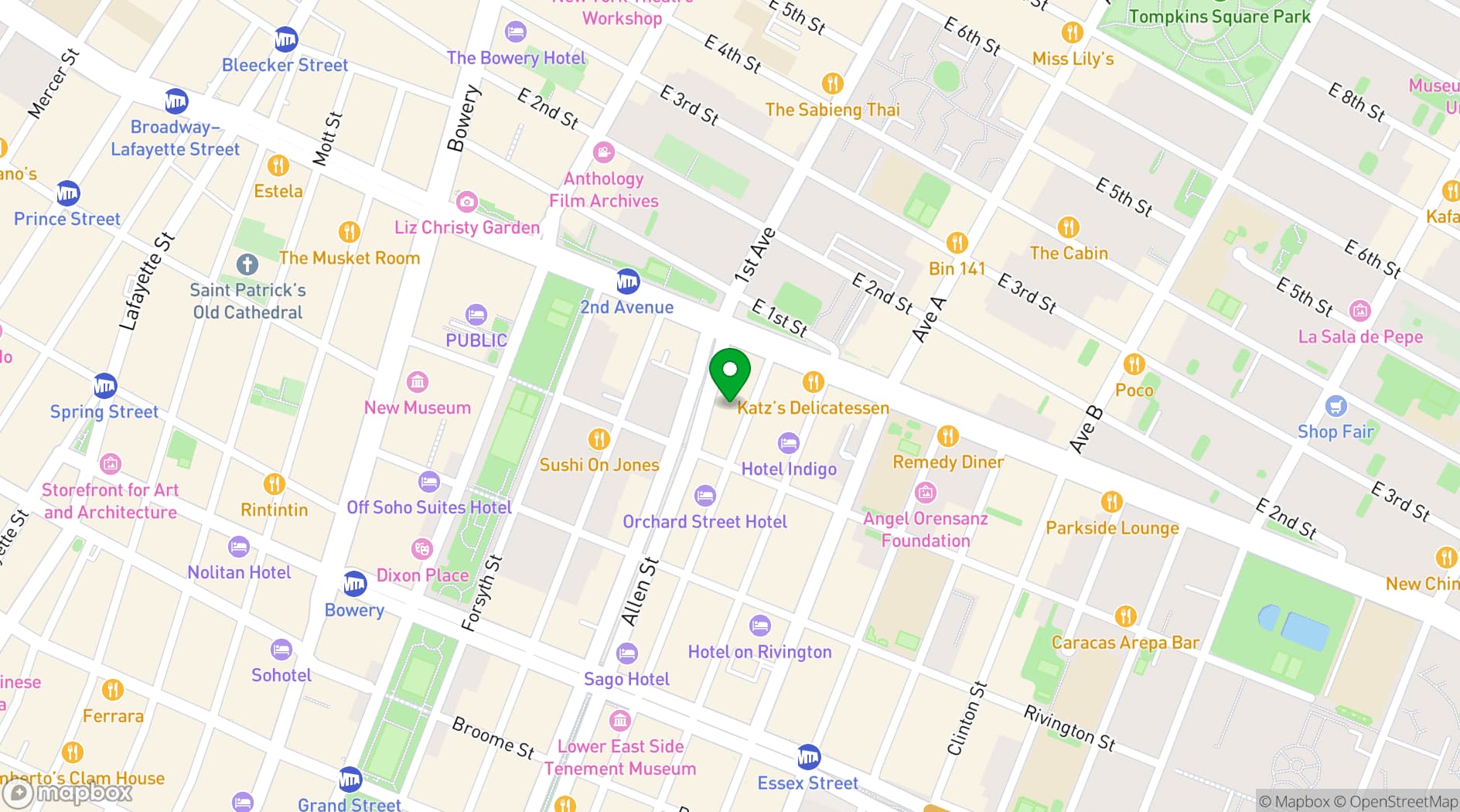 Map showing SIXTY LES